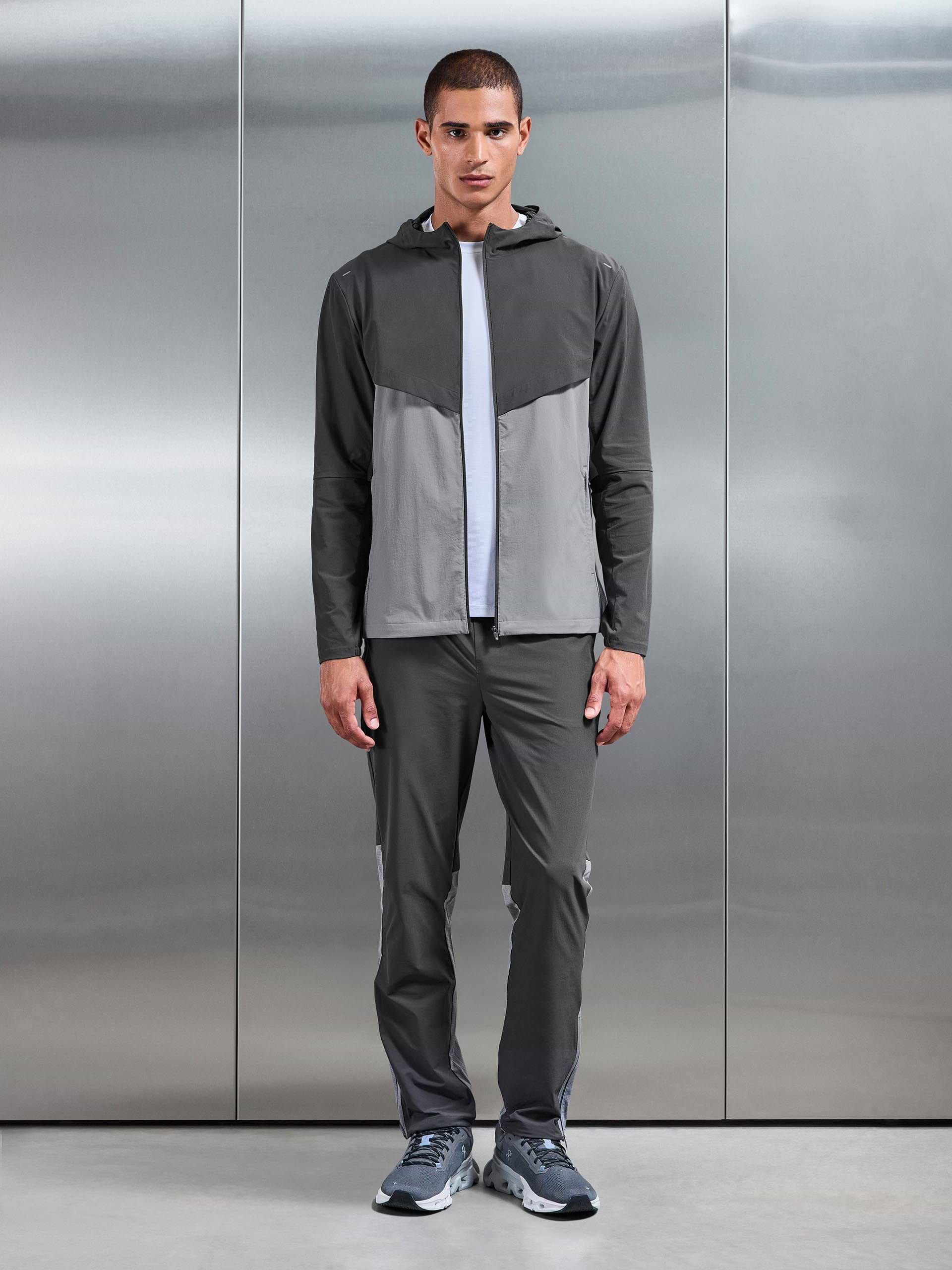 Utility Trail Windbreaker in Grey