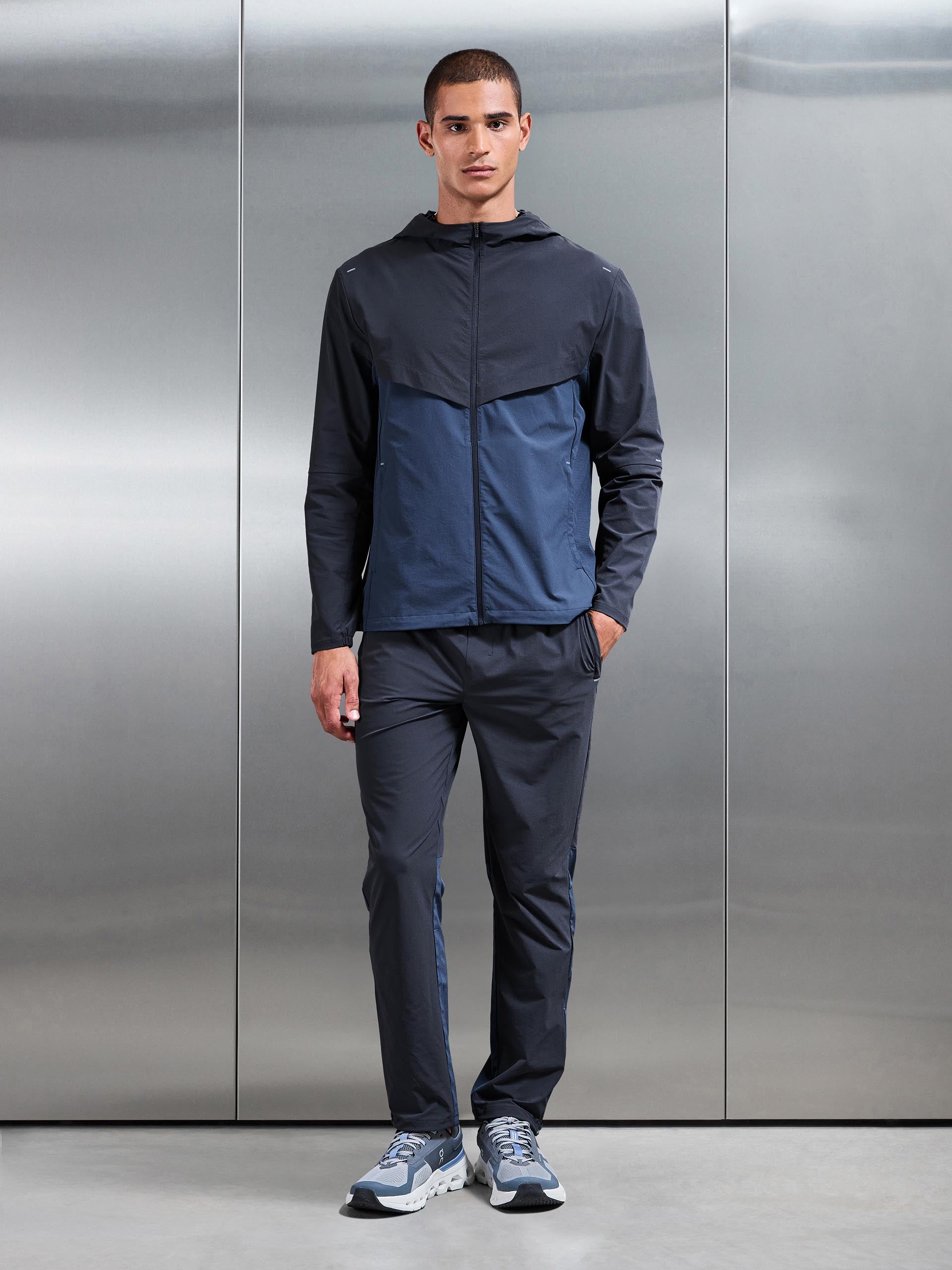 Utility Trail Windbreaker in Slate Blue
