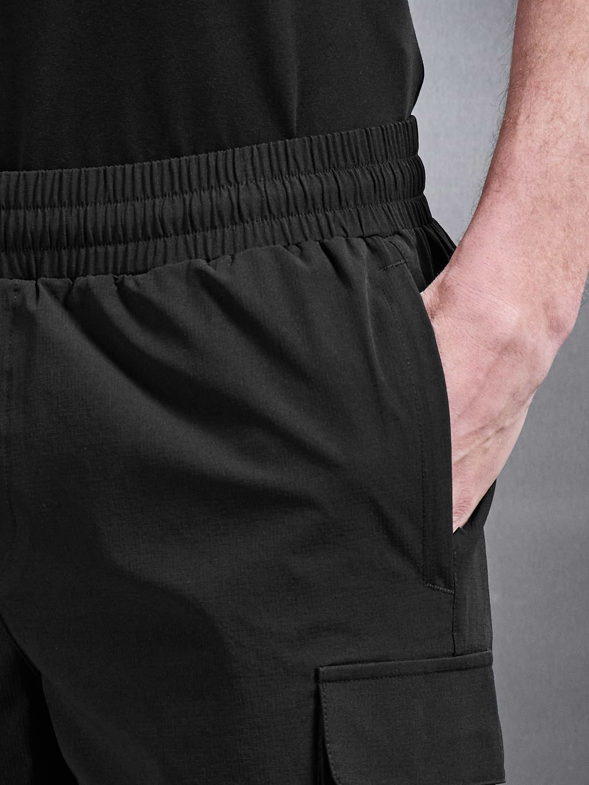 Utility Cargo Short in Black