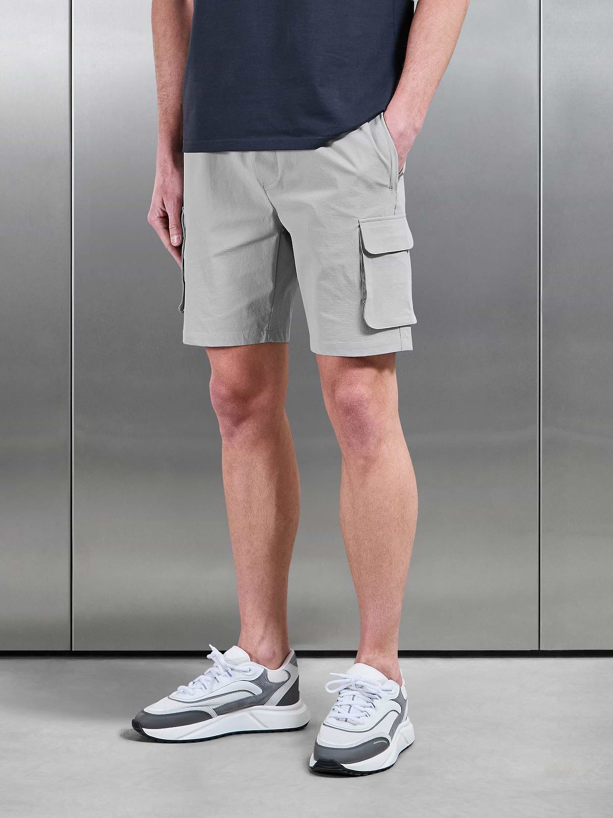 Utility Cargo Short in Mid Grey | ARNE UK