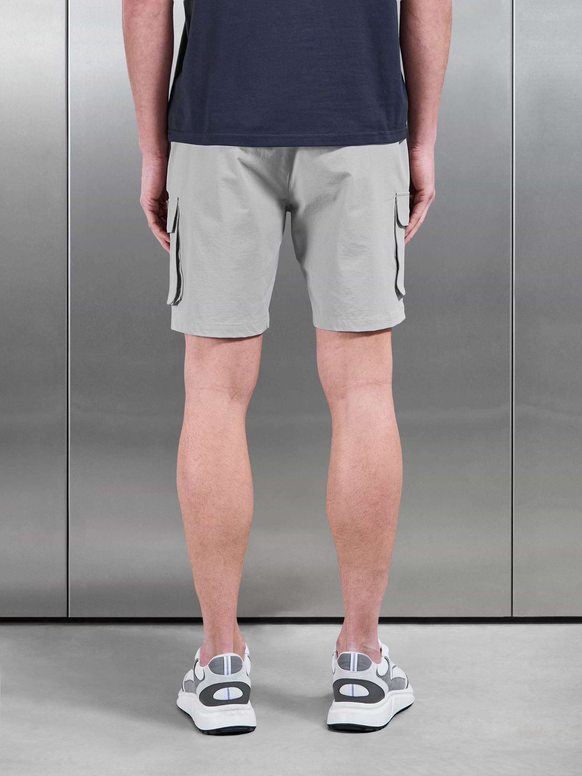 Utility Cargo Short in Mid Grey