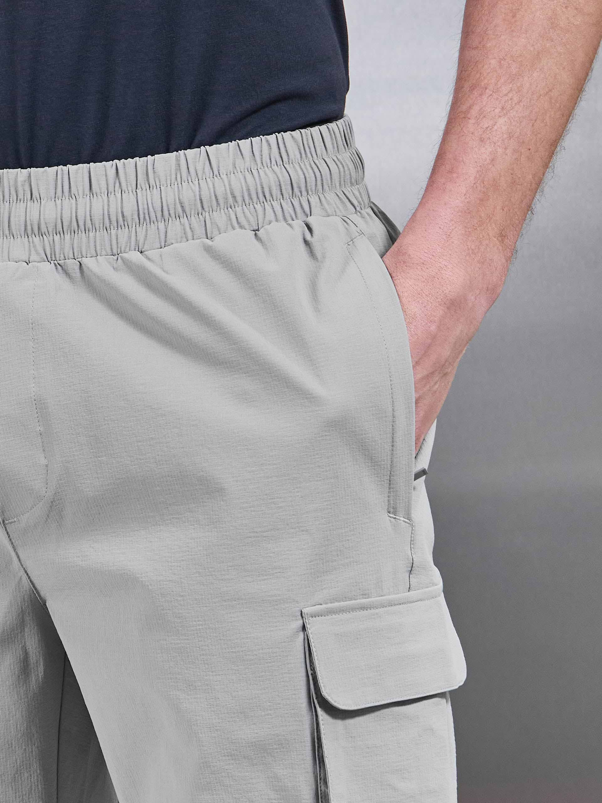 Utility Cargo Short in Mid Grey