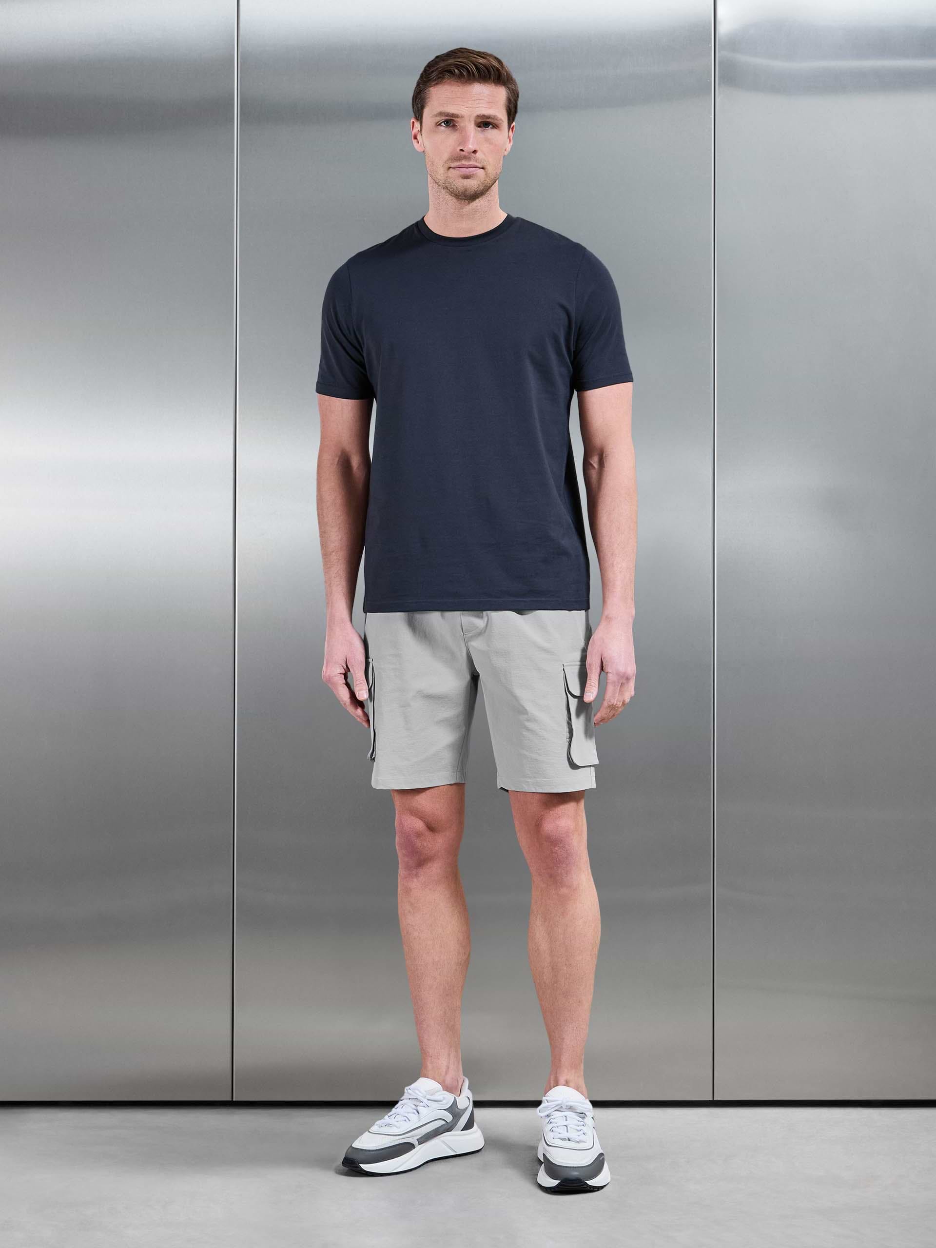 Utility Cargo Short in Mid Grey