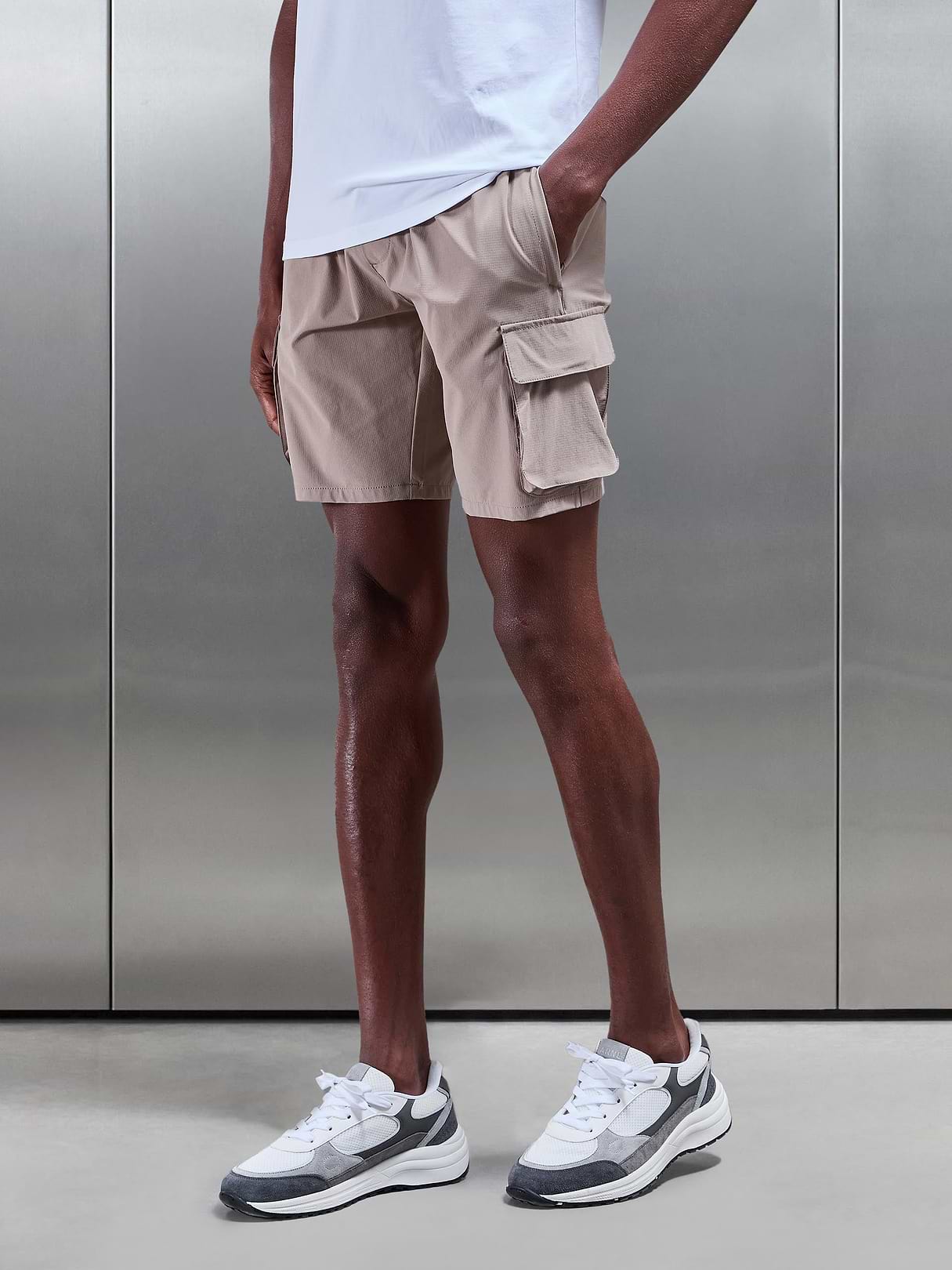 Utility Cargo Short in Taupe | ARNE UK