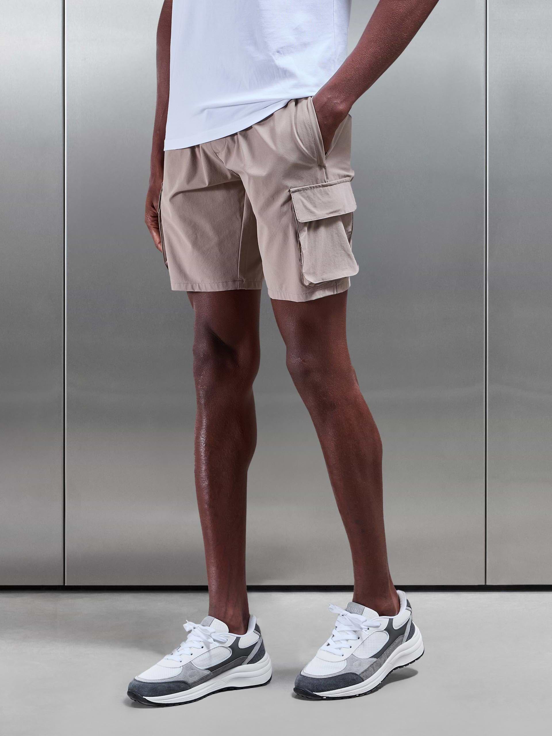 Utility Cargo Short in Taupe