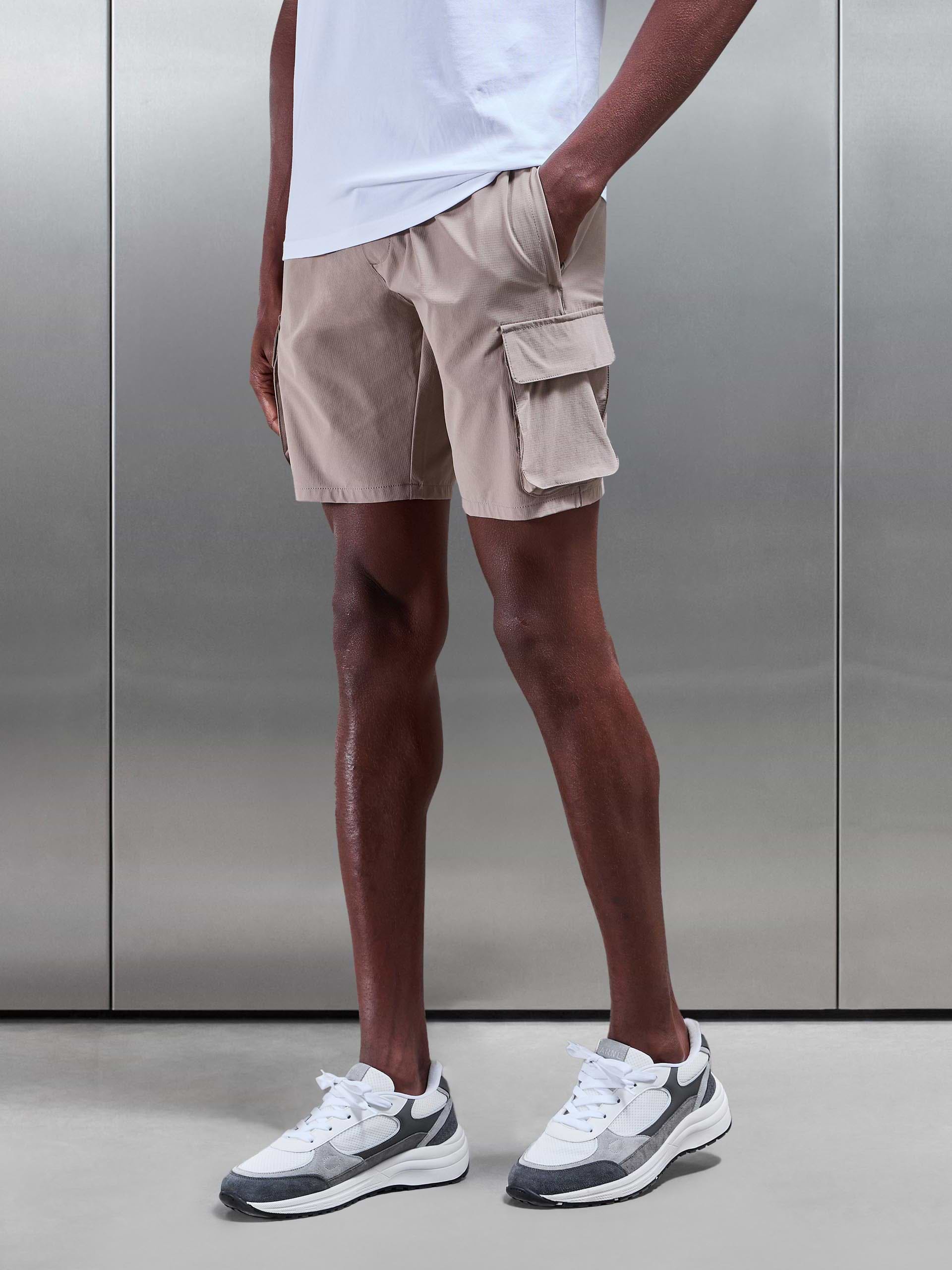 Utility Cargo Short in Taupe