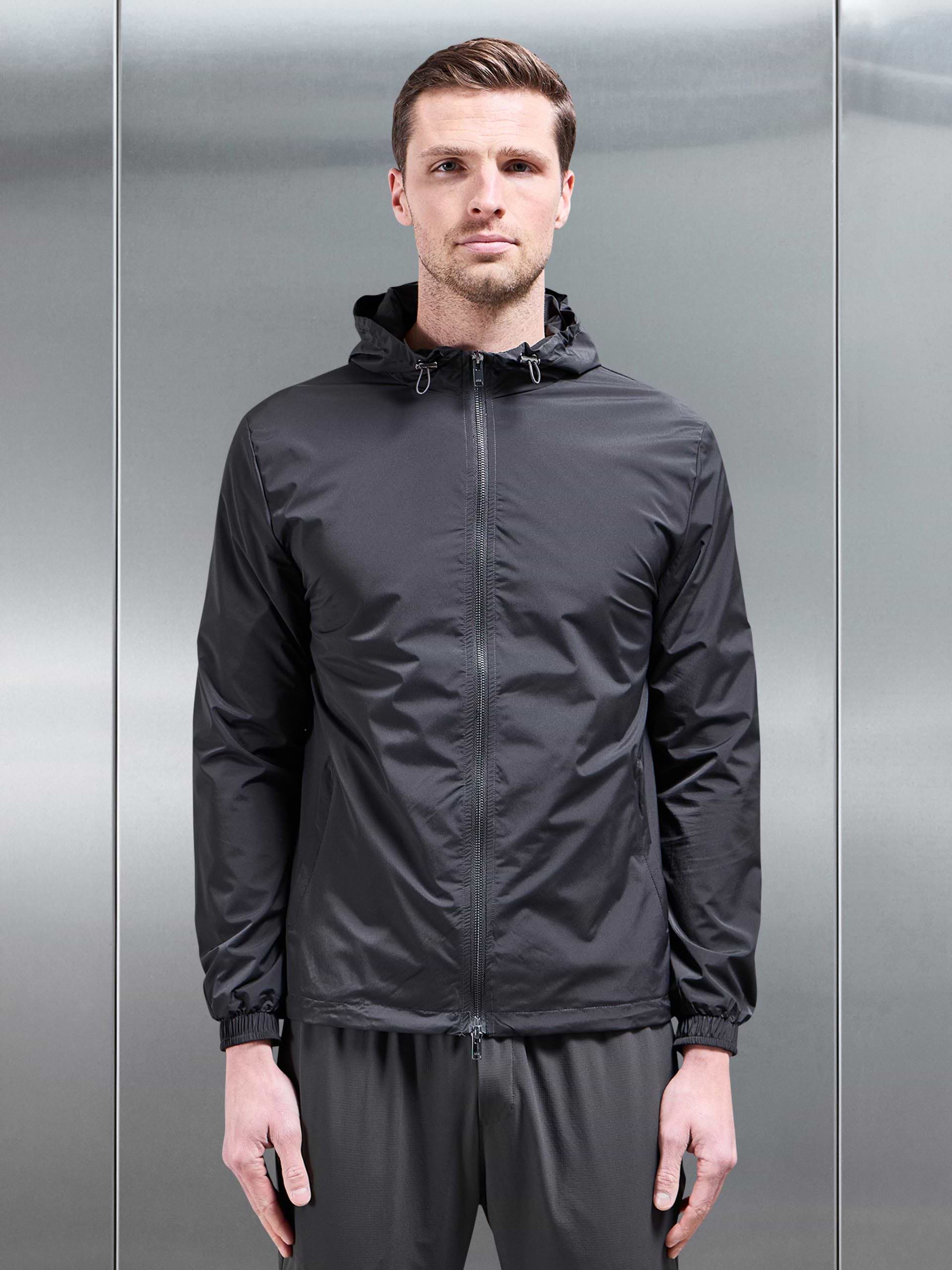 Utility Technical Shell Windbreaker in Grey