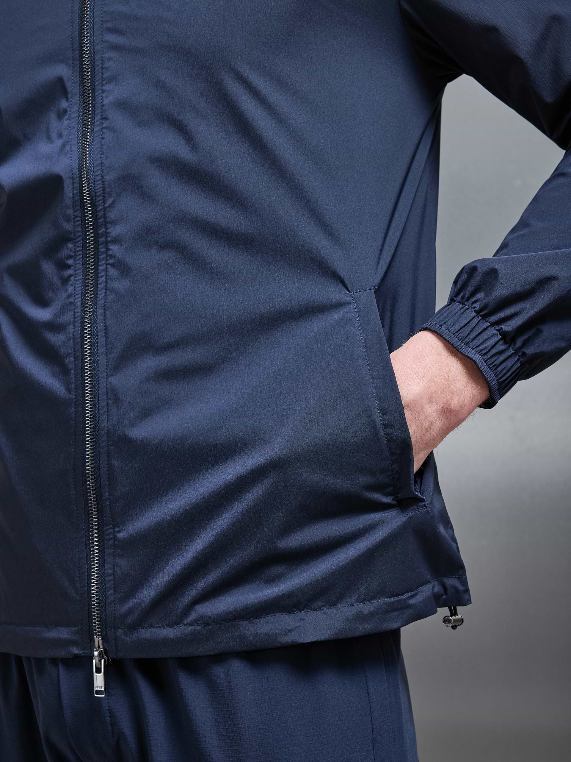 Utility Technical Shell Windbreaker in Navy