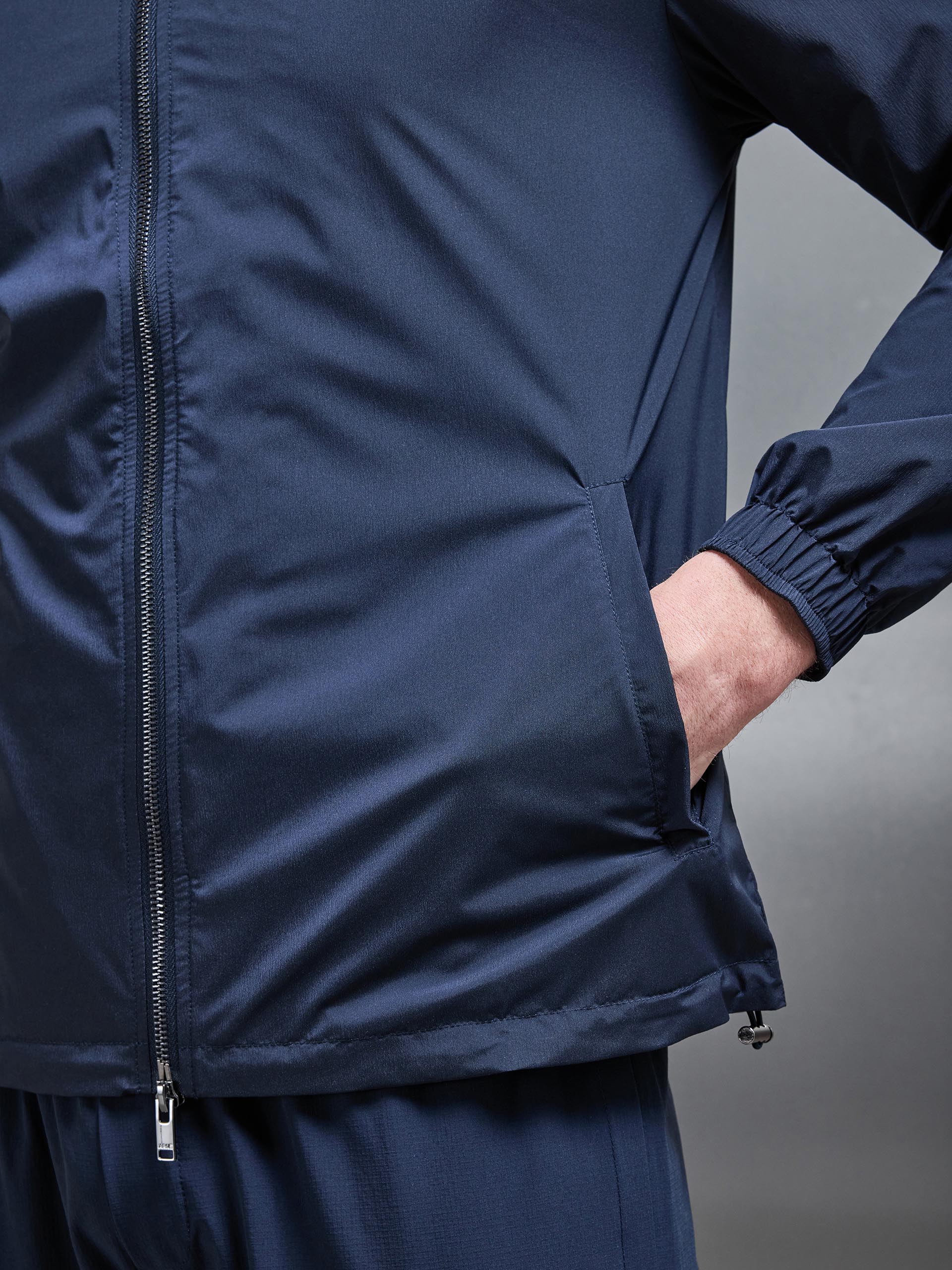 Utility Technical Shell Windbreaker in Navy