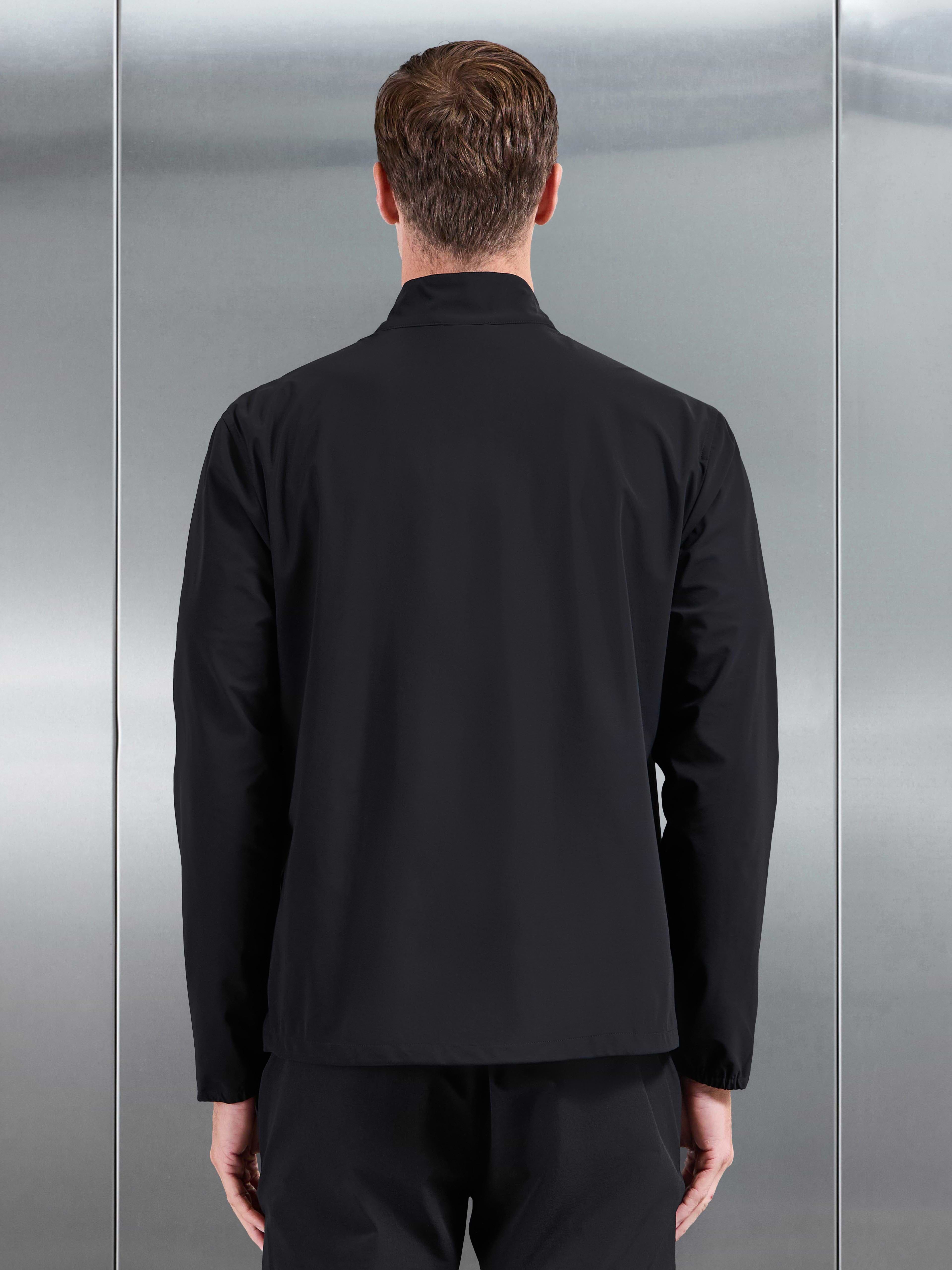 Water Repellent Cargo Jacket in Black