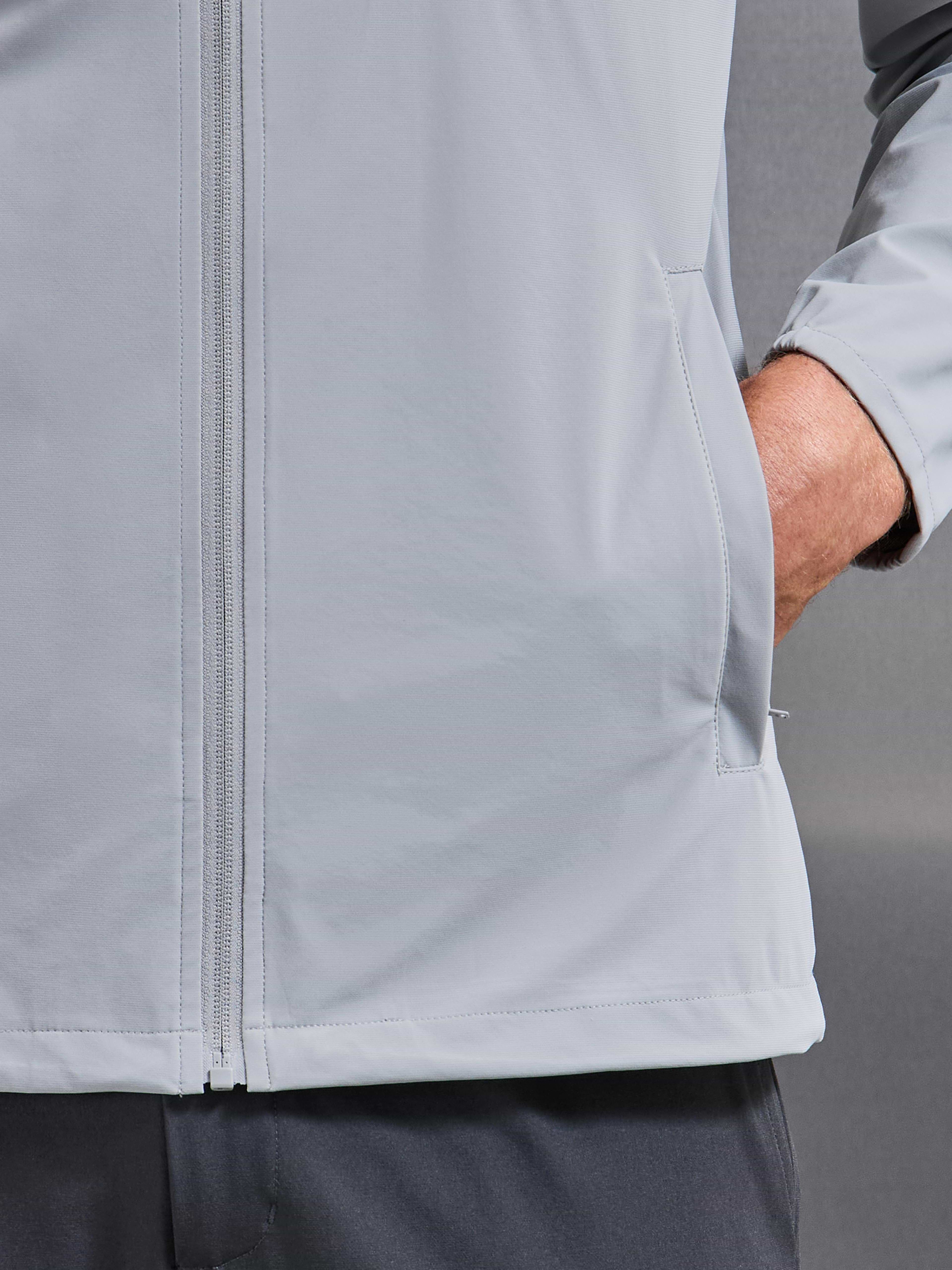 Water Repellent Cargo Jacket in Mid Grey