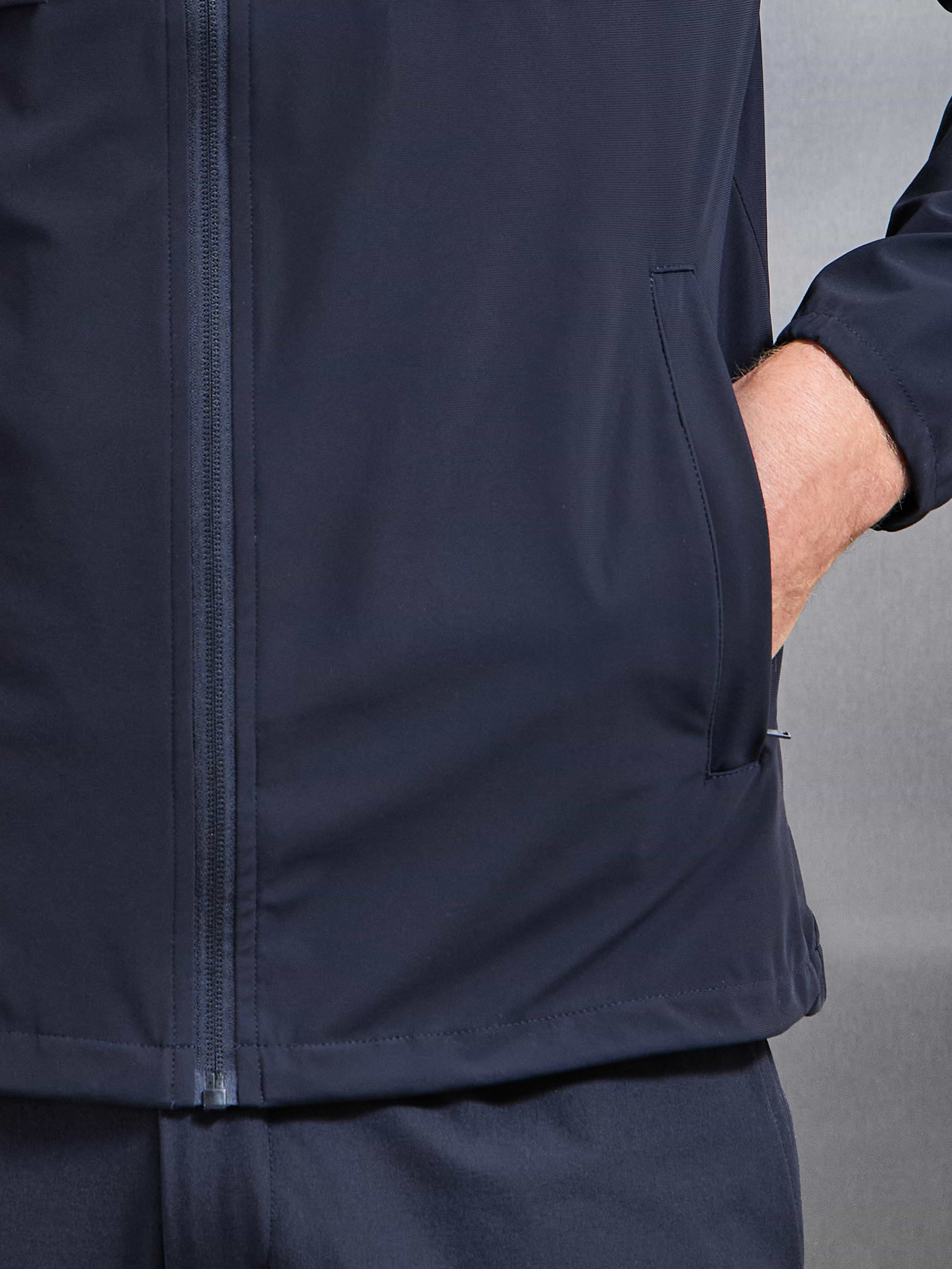 Water Repellent Cargo Jacket in Navy