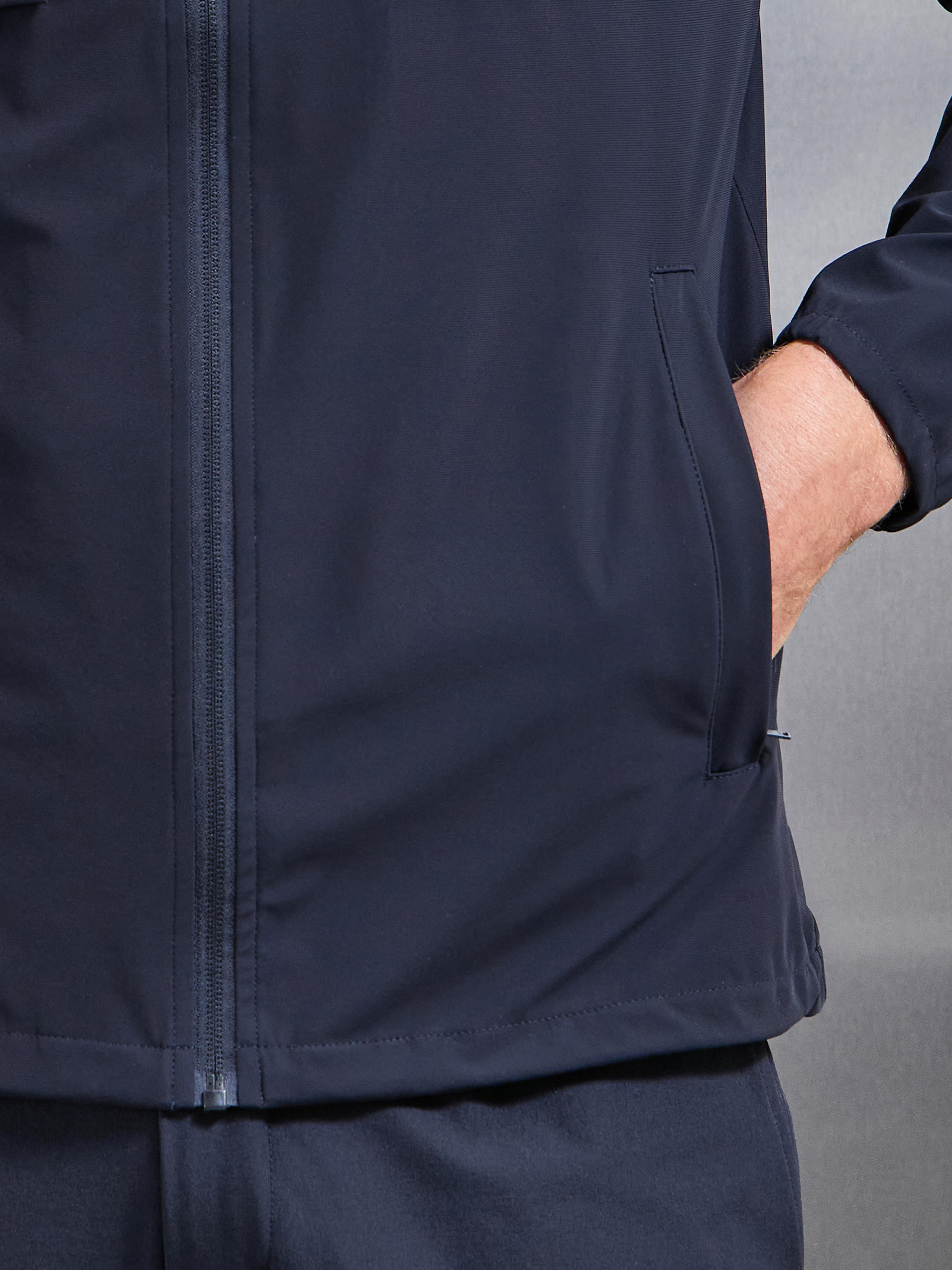Water Repellent Cargo Jacket in Navy
