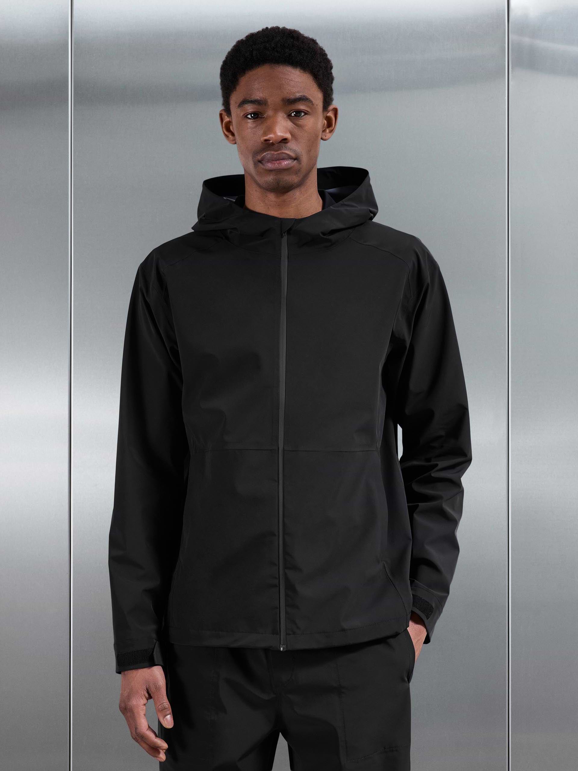 Waterproof Golf Jacket in Black