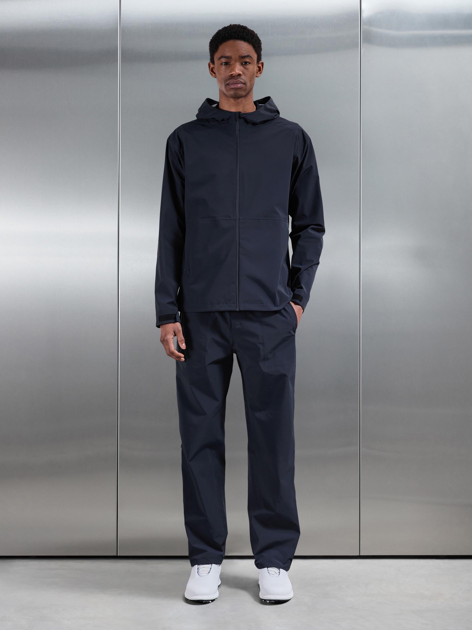 Waterproof Golf Jacket in Navy