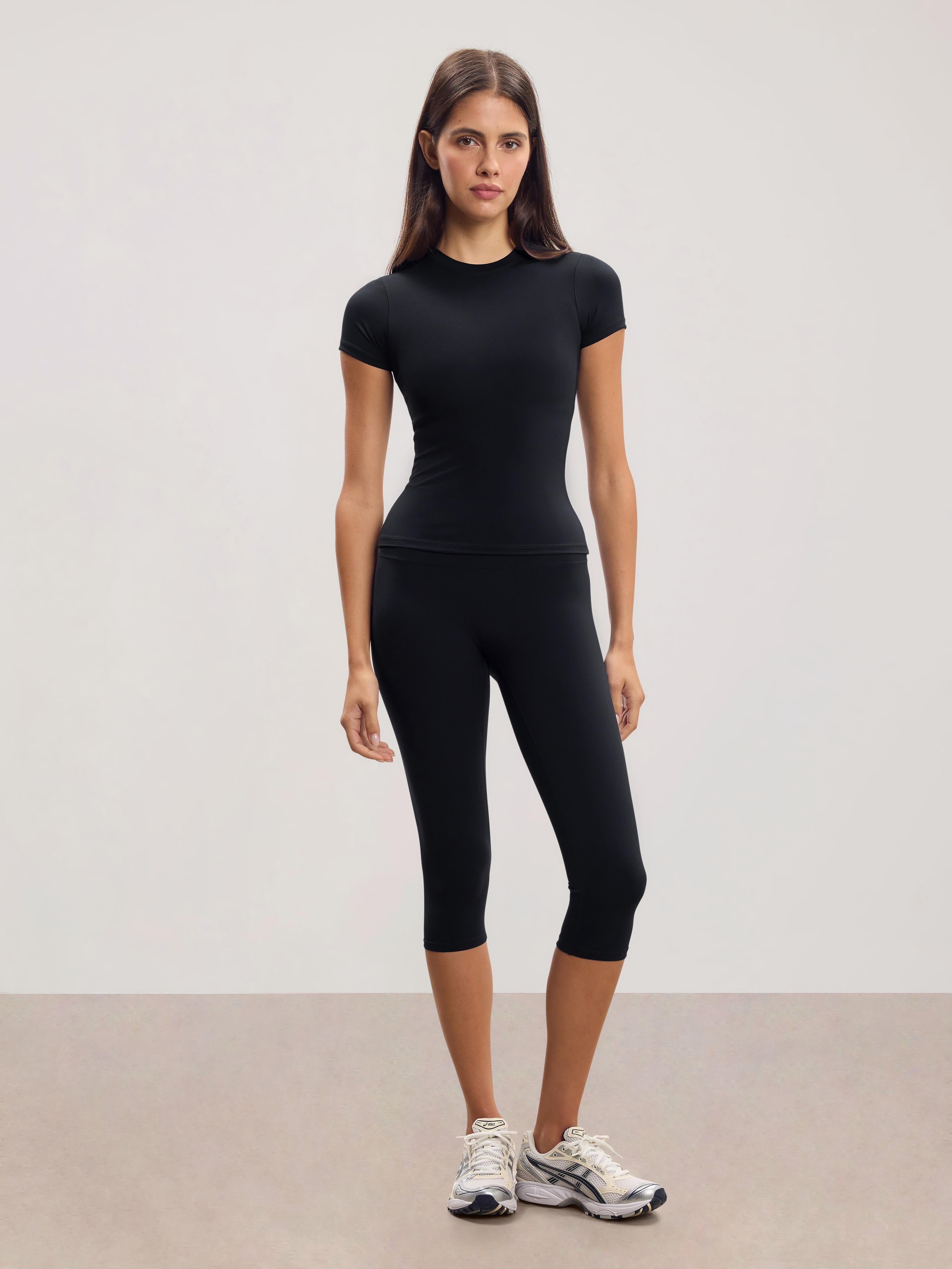 Womens Active Capri Legging in Black