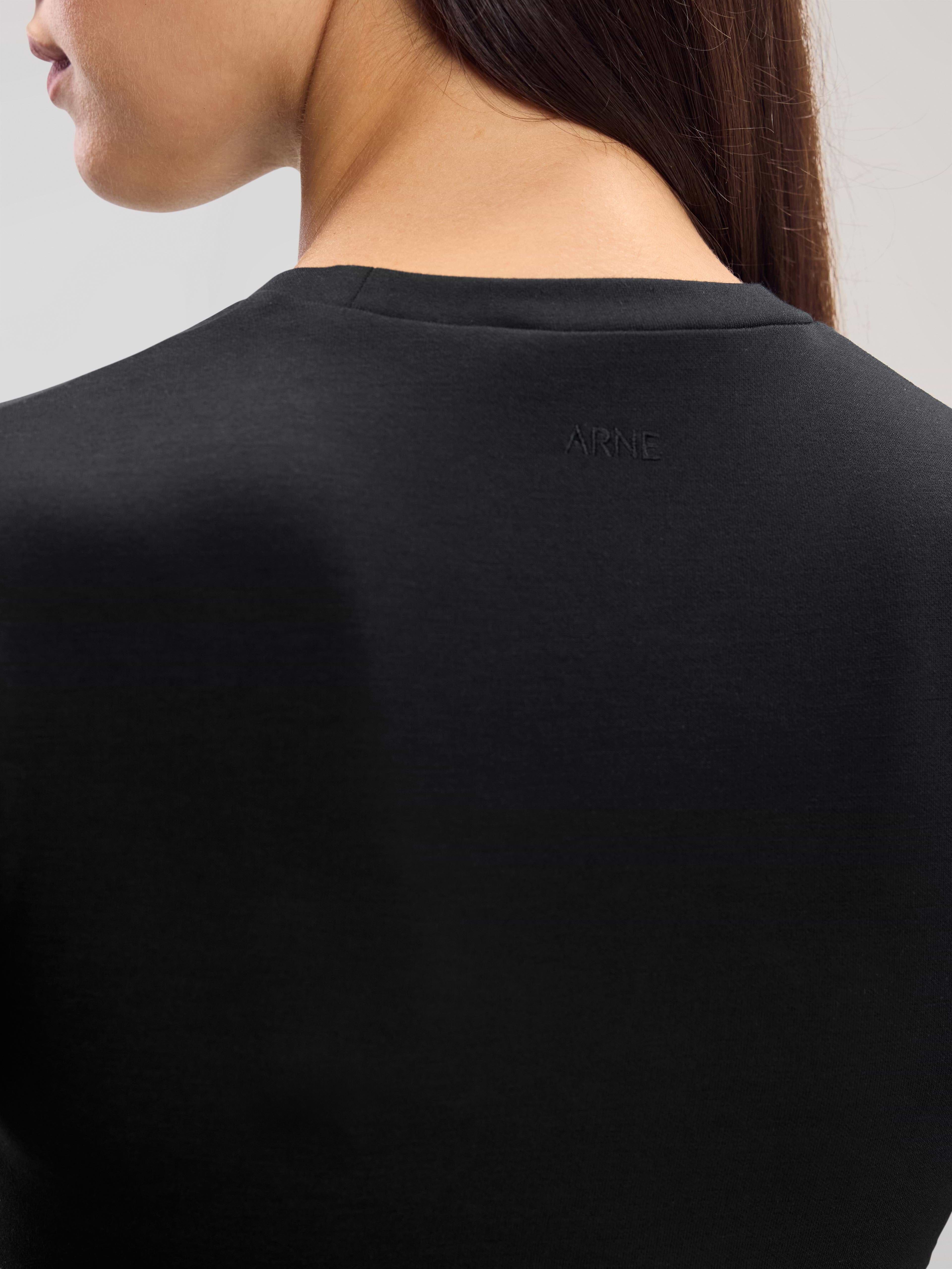 Womens Soft Interlock T-Shirt in Black