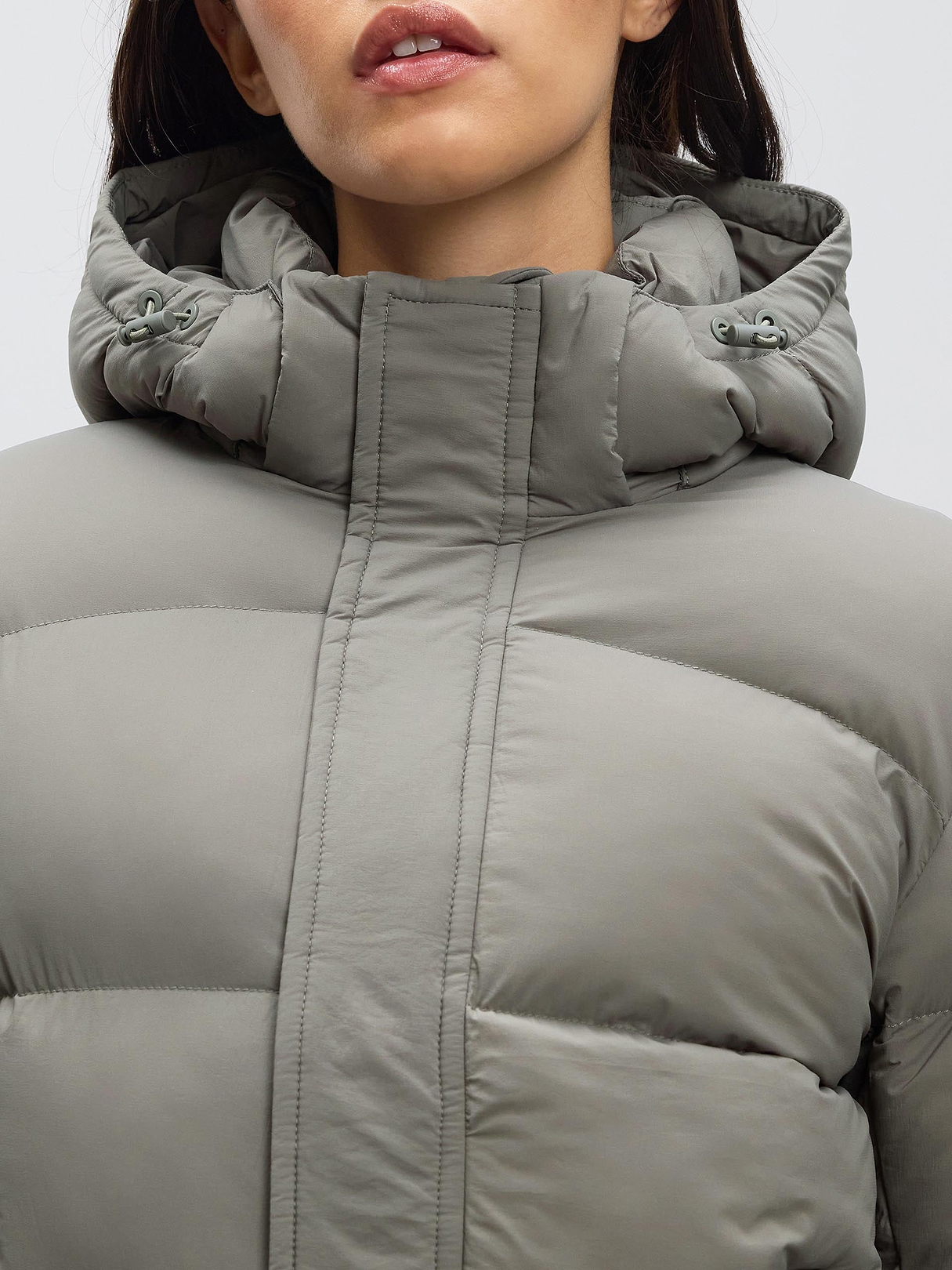 Womens Puffer Jacket in Sage | ARNE UK