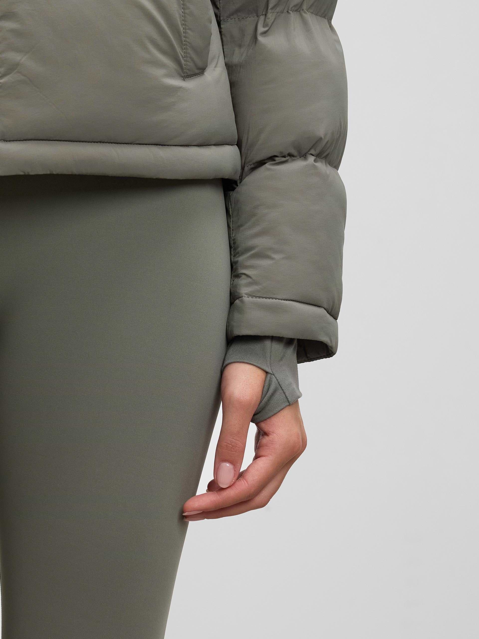 Womens Puffer Jacket in Sage