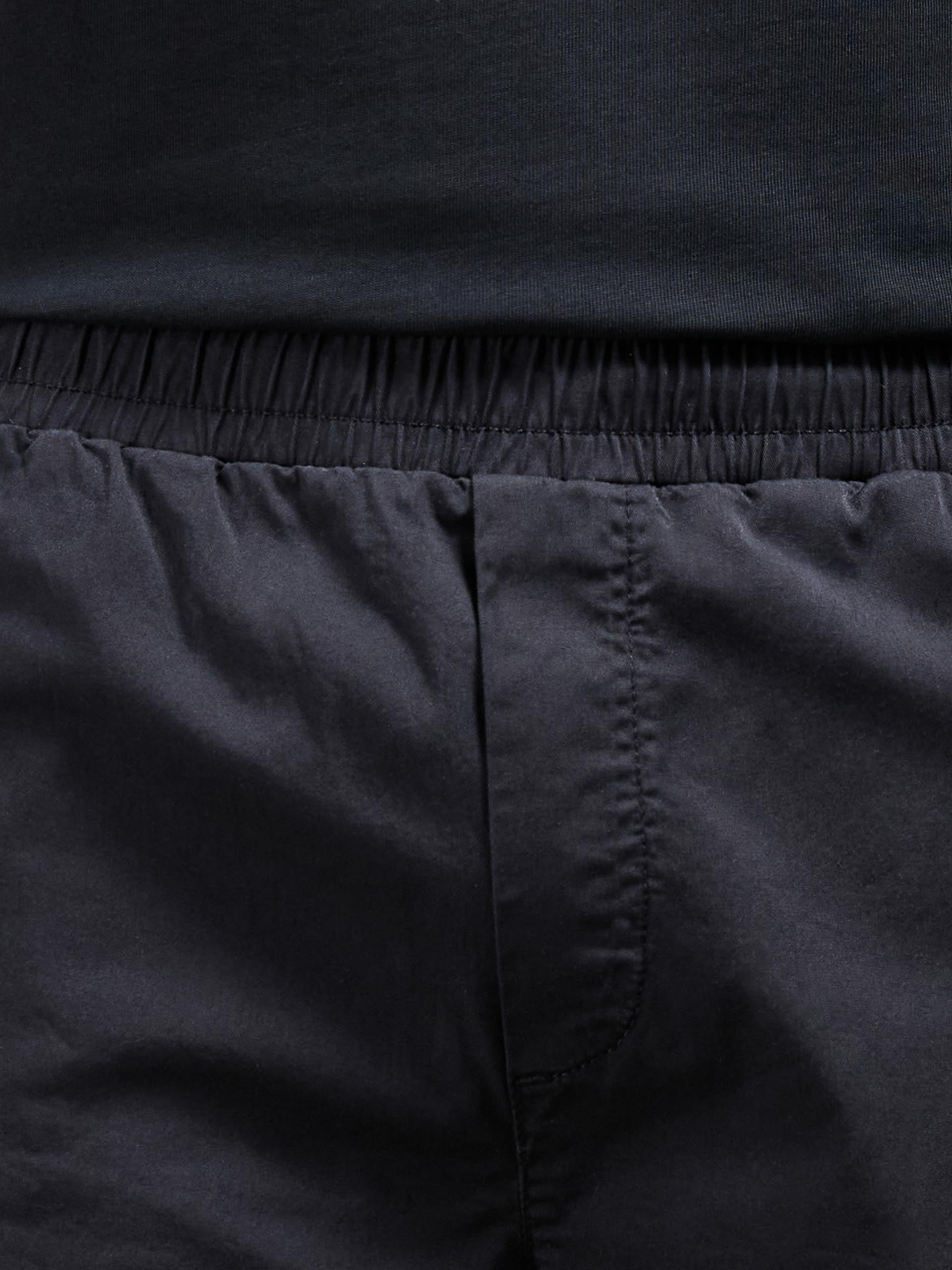 Worker Cotton Cargo Short in Black