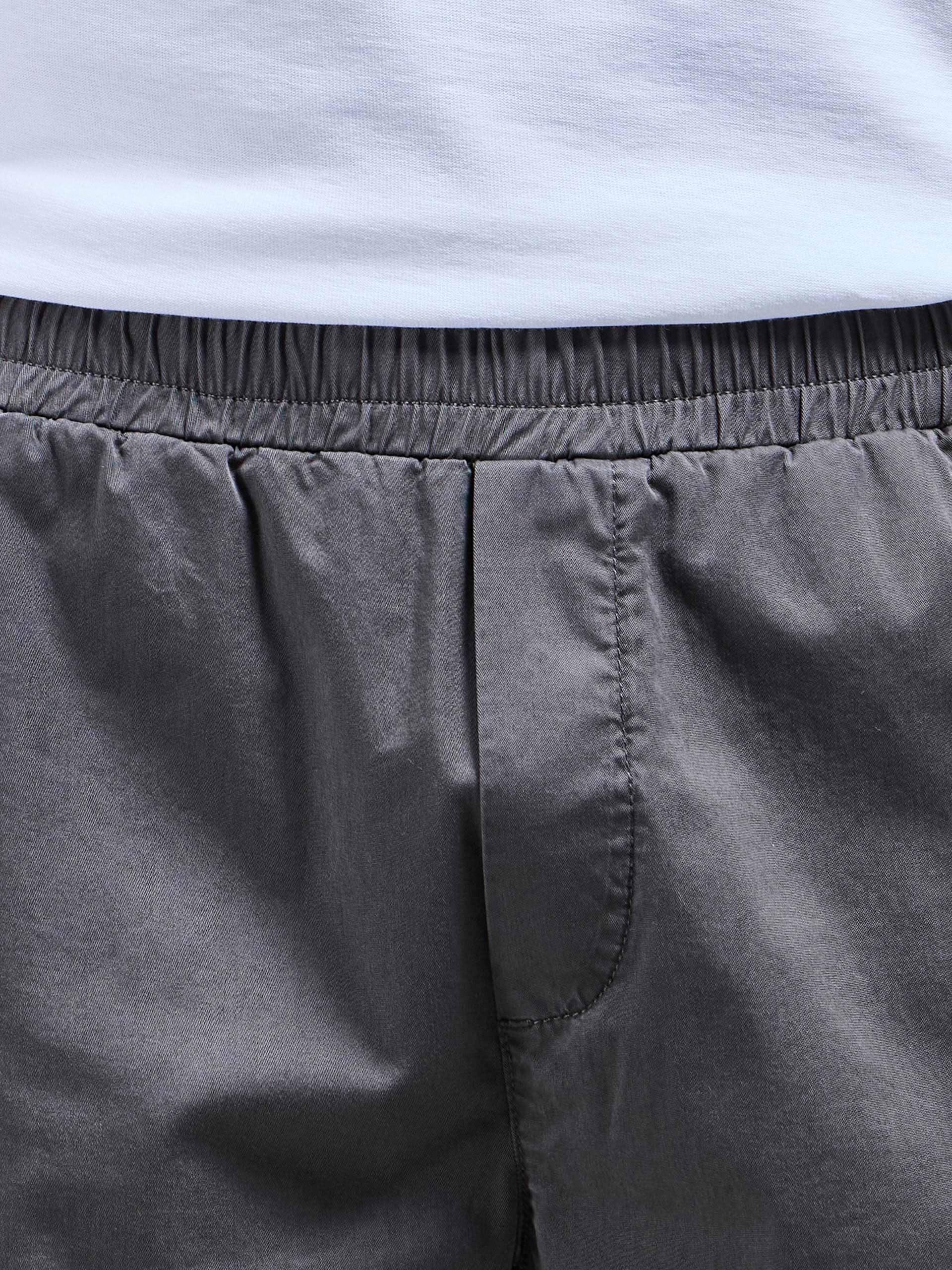 Worker Cotton Cargo Short in Grey