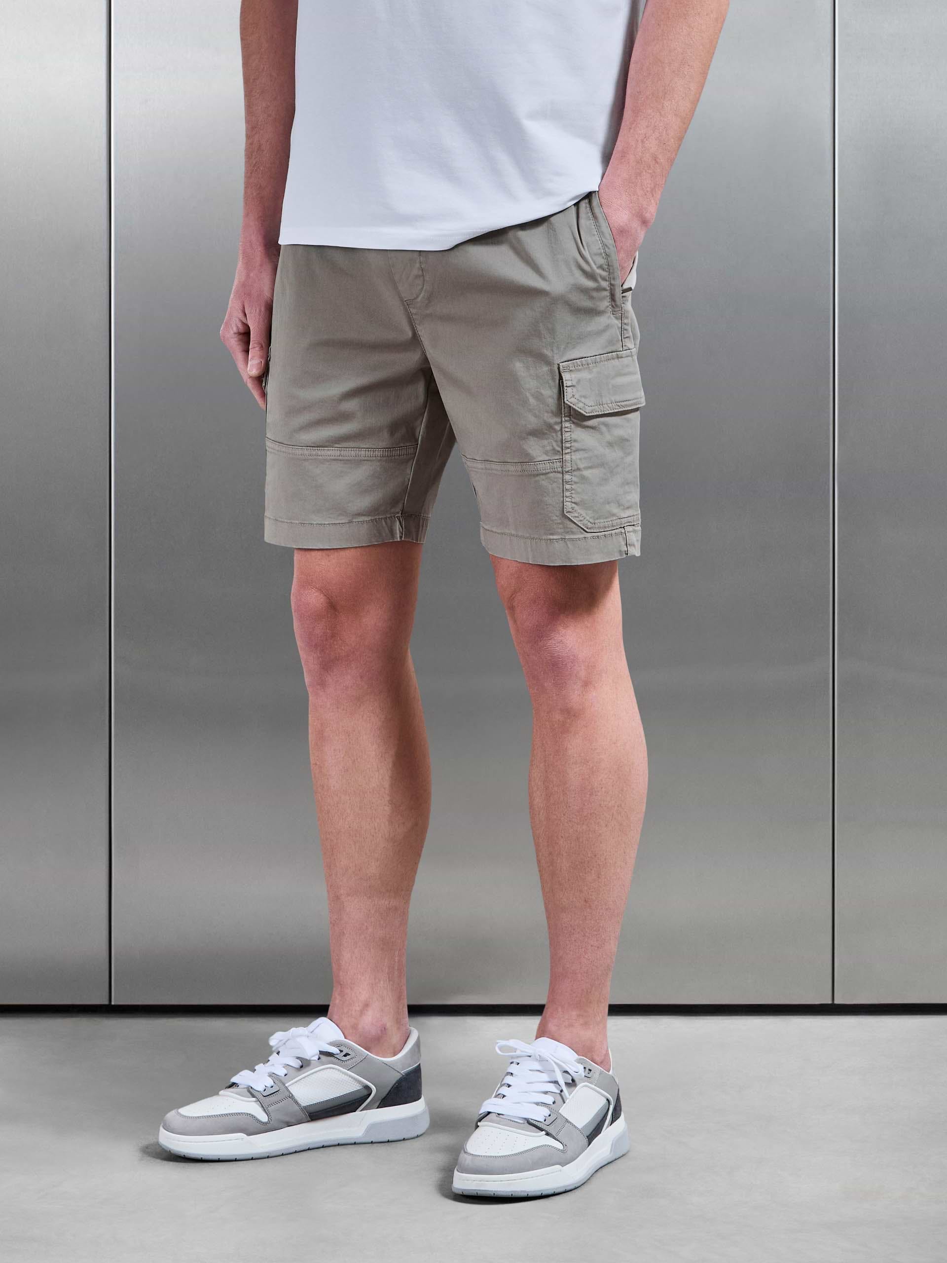Worker Cargo Short in Stone