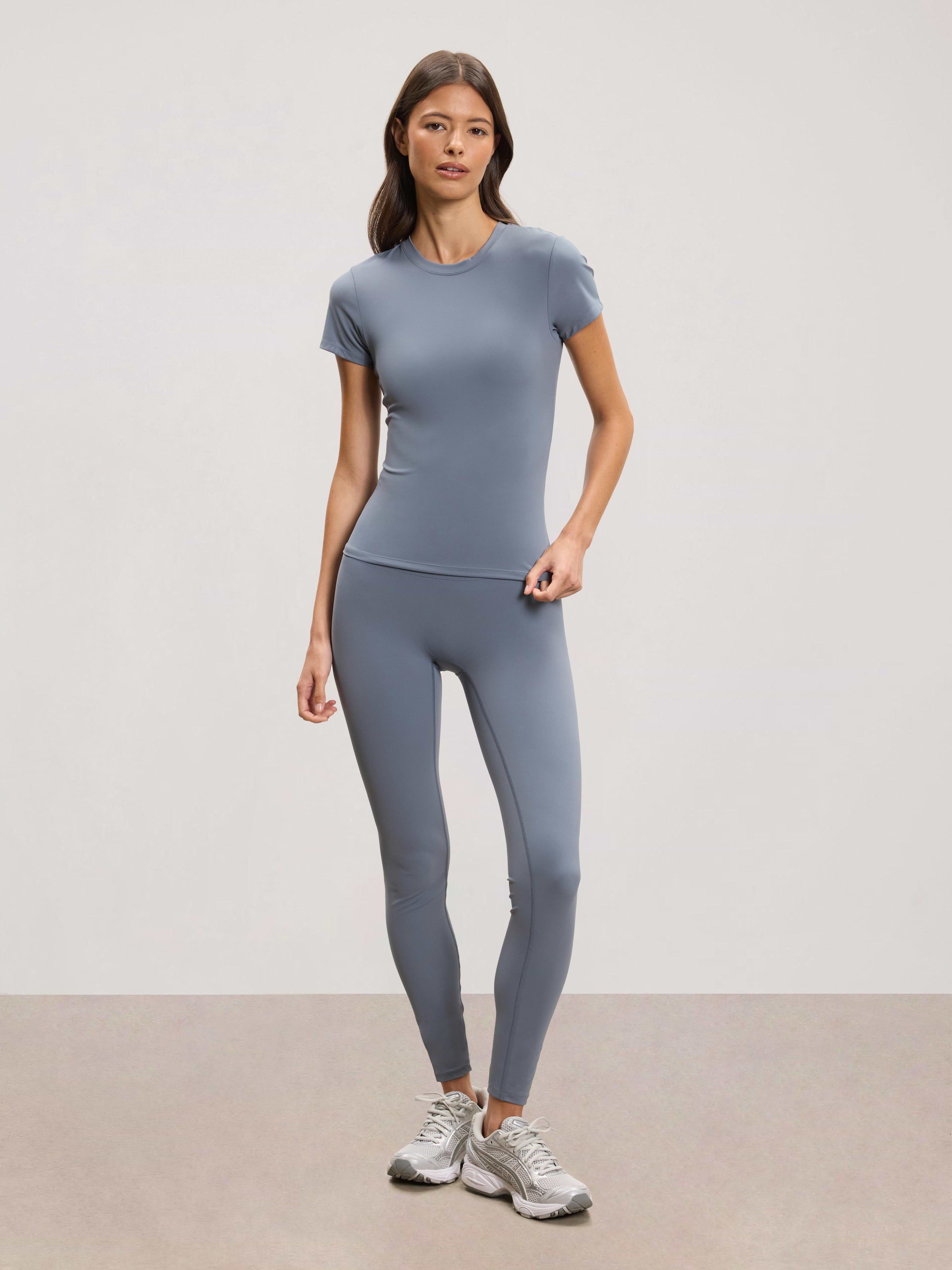 Womens Active Legging in Dove Blue