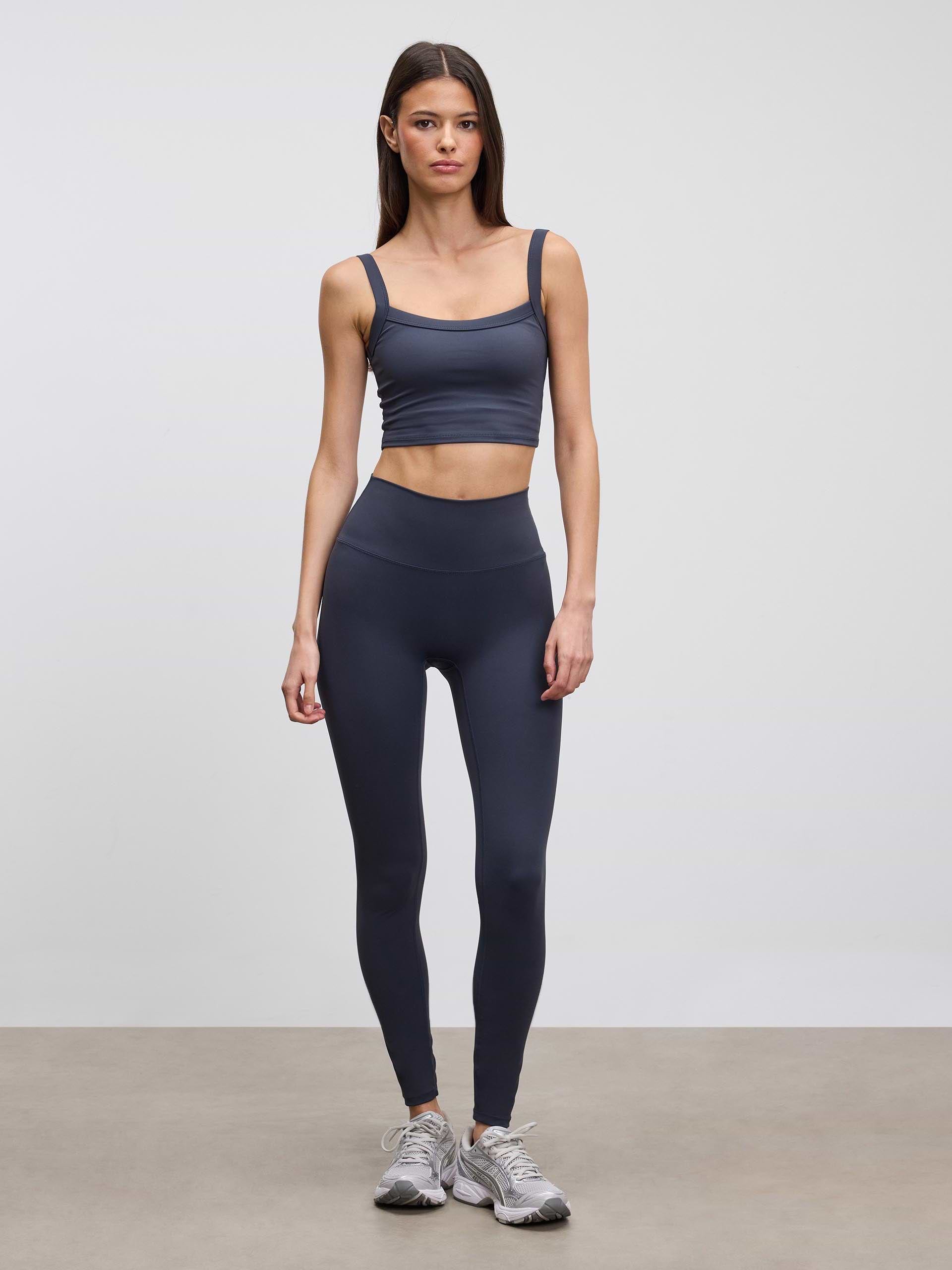 Womens Active Legging in Slate Blue