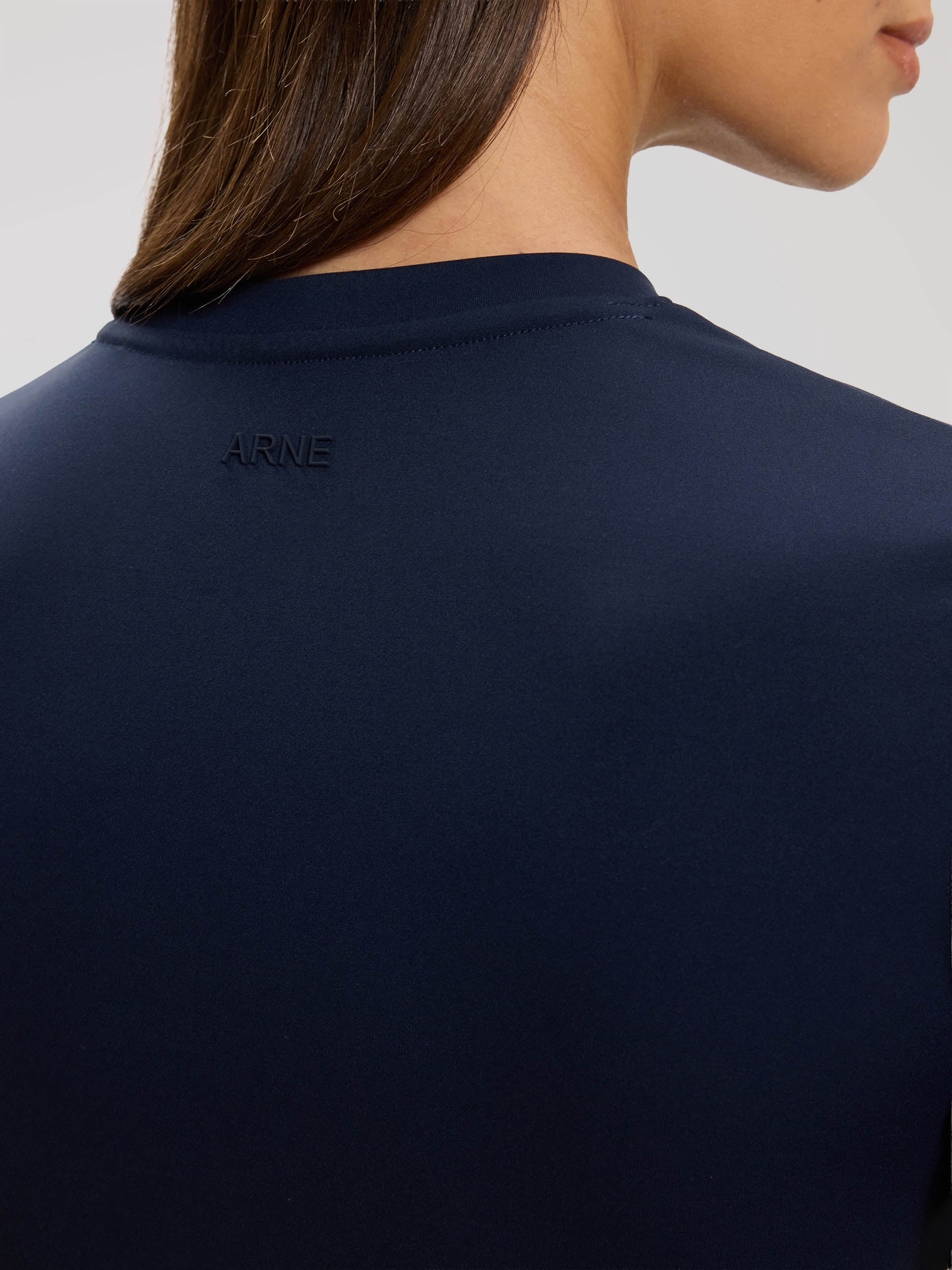 Womens Active Long Sleeve T-Shirt in Navy