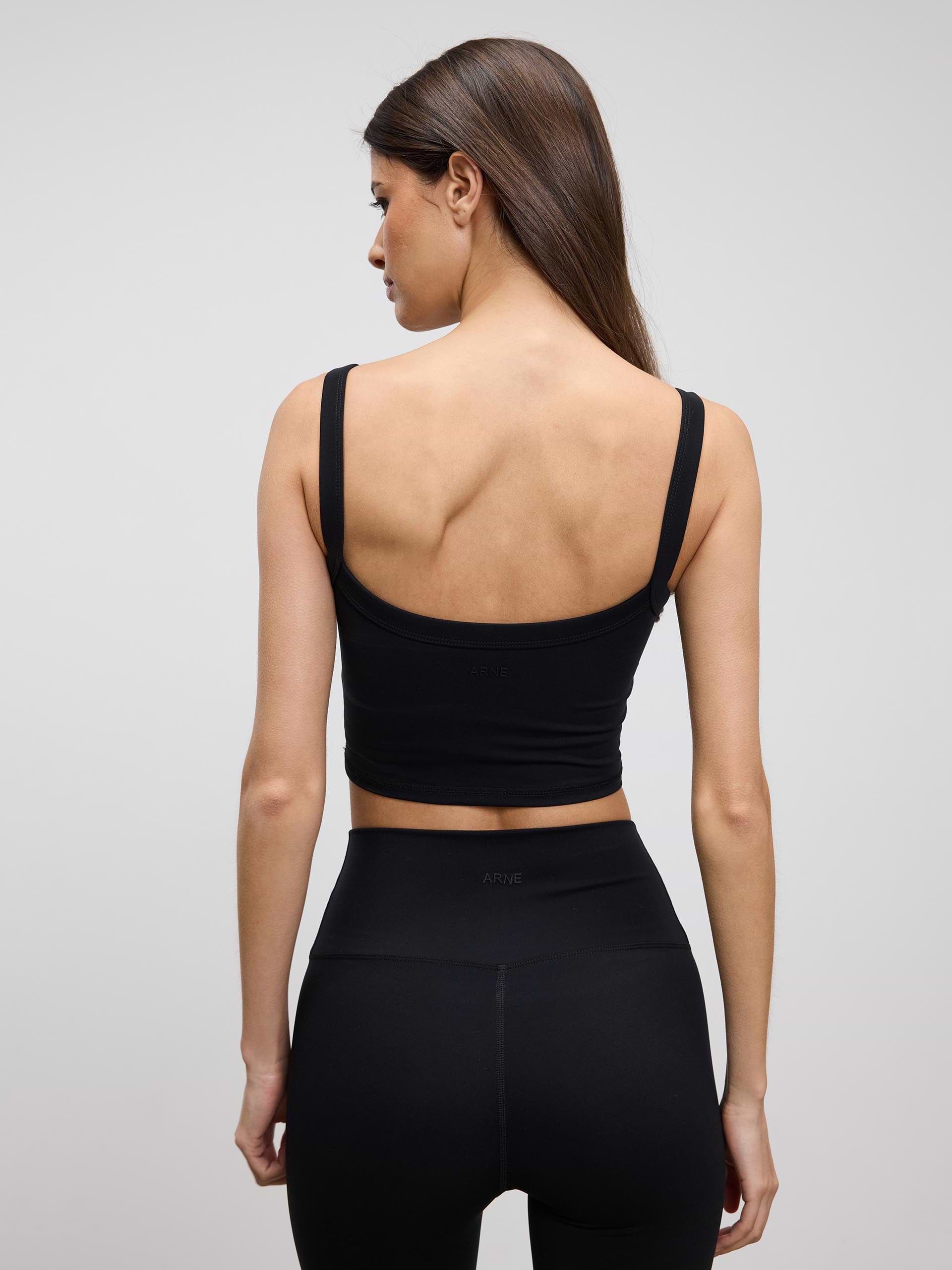 Womens Active Sports Bra in Black
