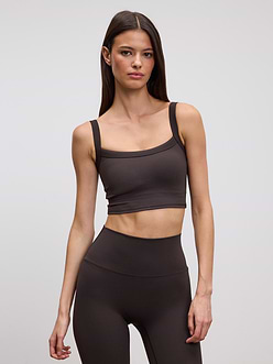 Womens Active Sports Bra in Brown