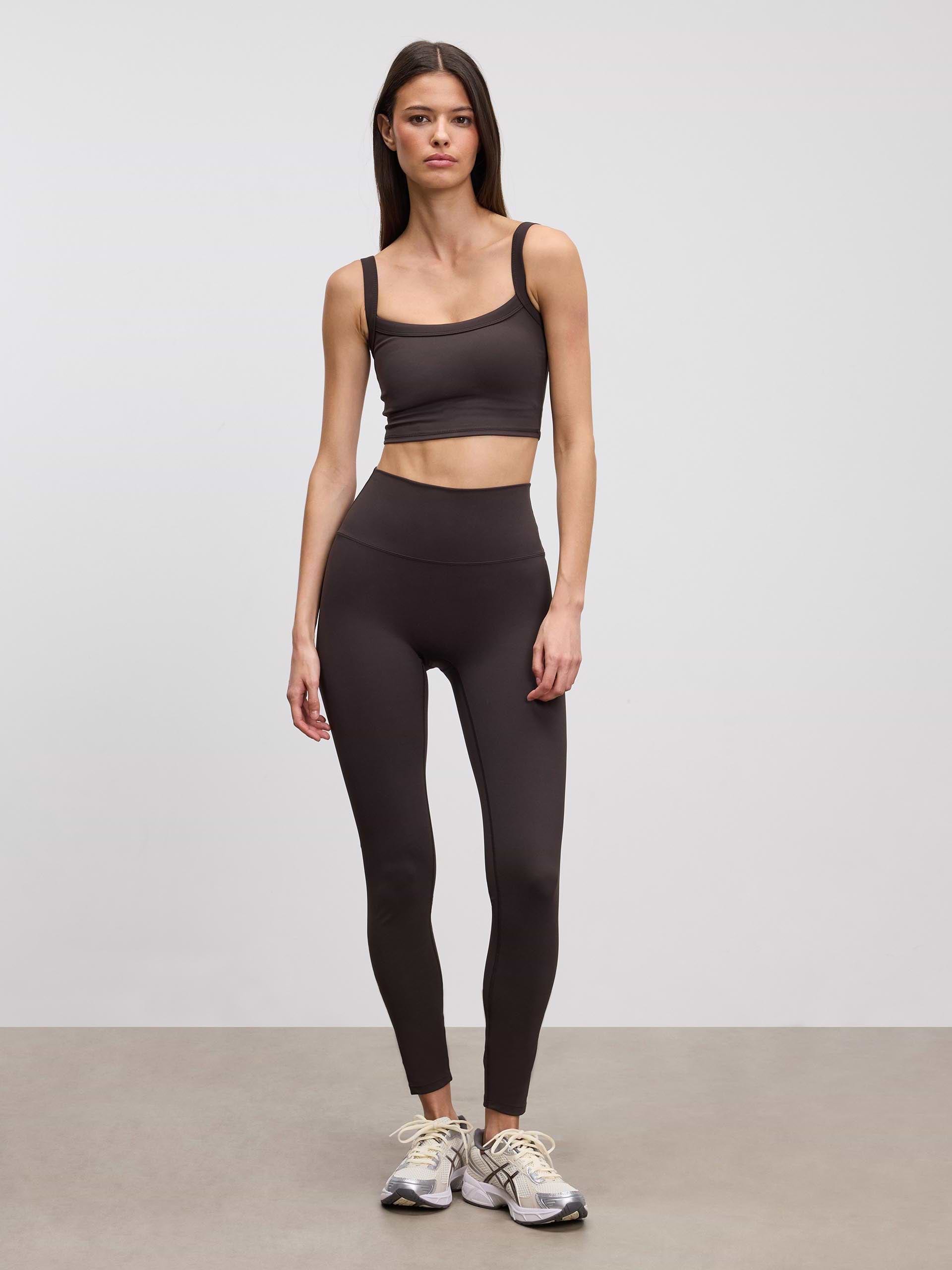 Womens Active Sports Bra in Brown