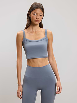 Womens Active Sports Bra in Dove Blue