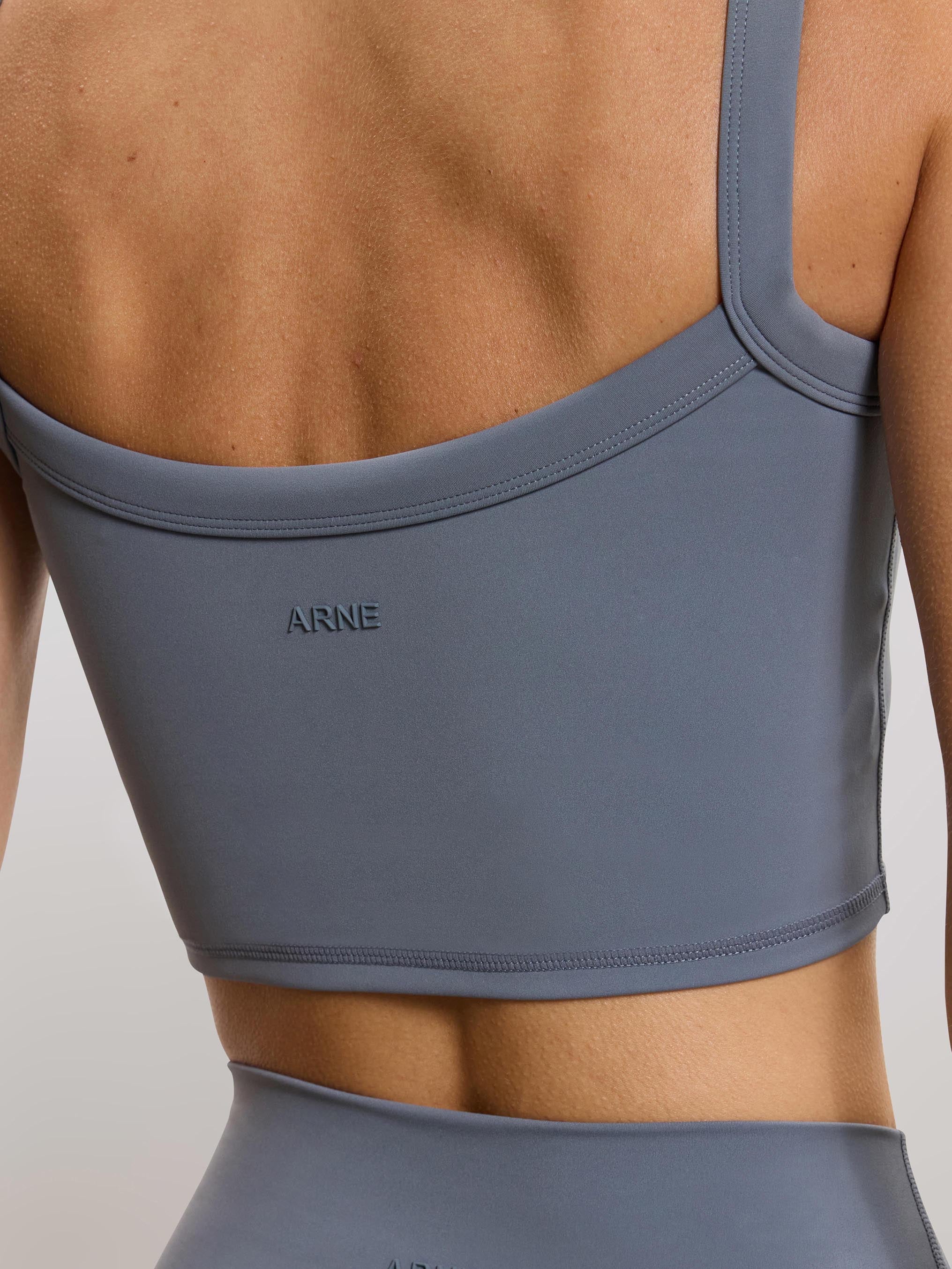 Womens Active Sports Bra in Dove Blue
