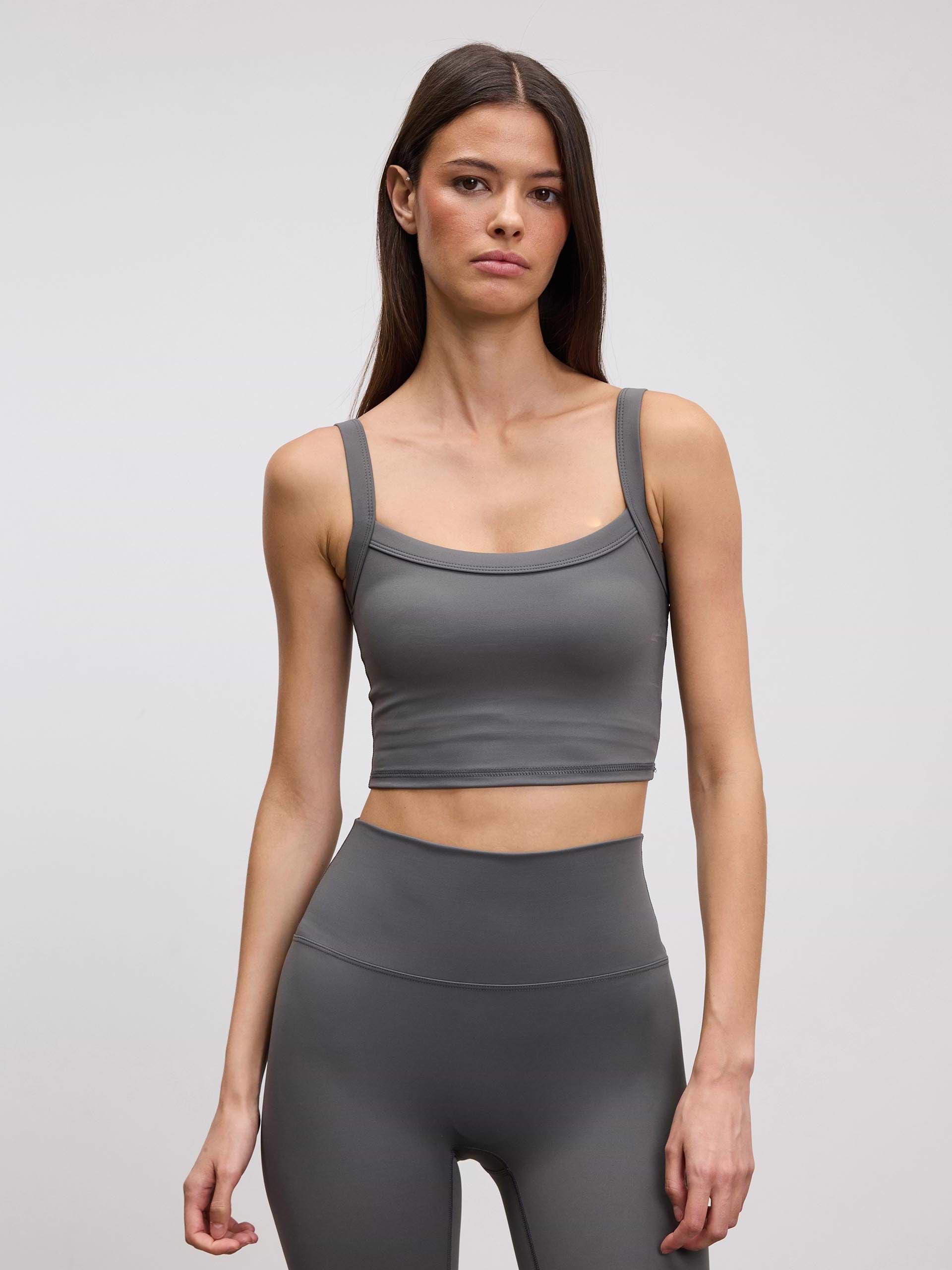 Womens Active Sports Bra in Grey
