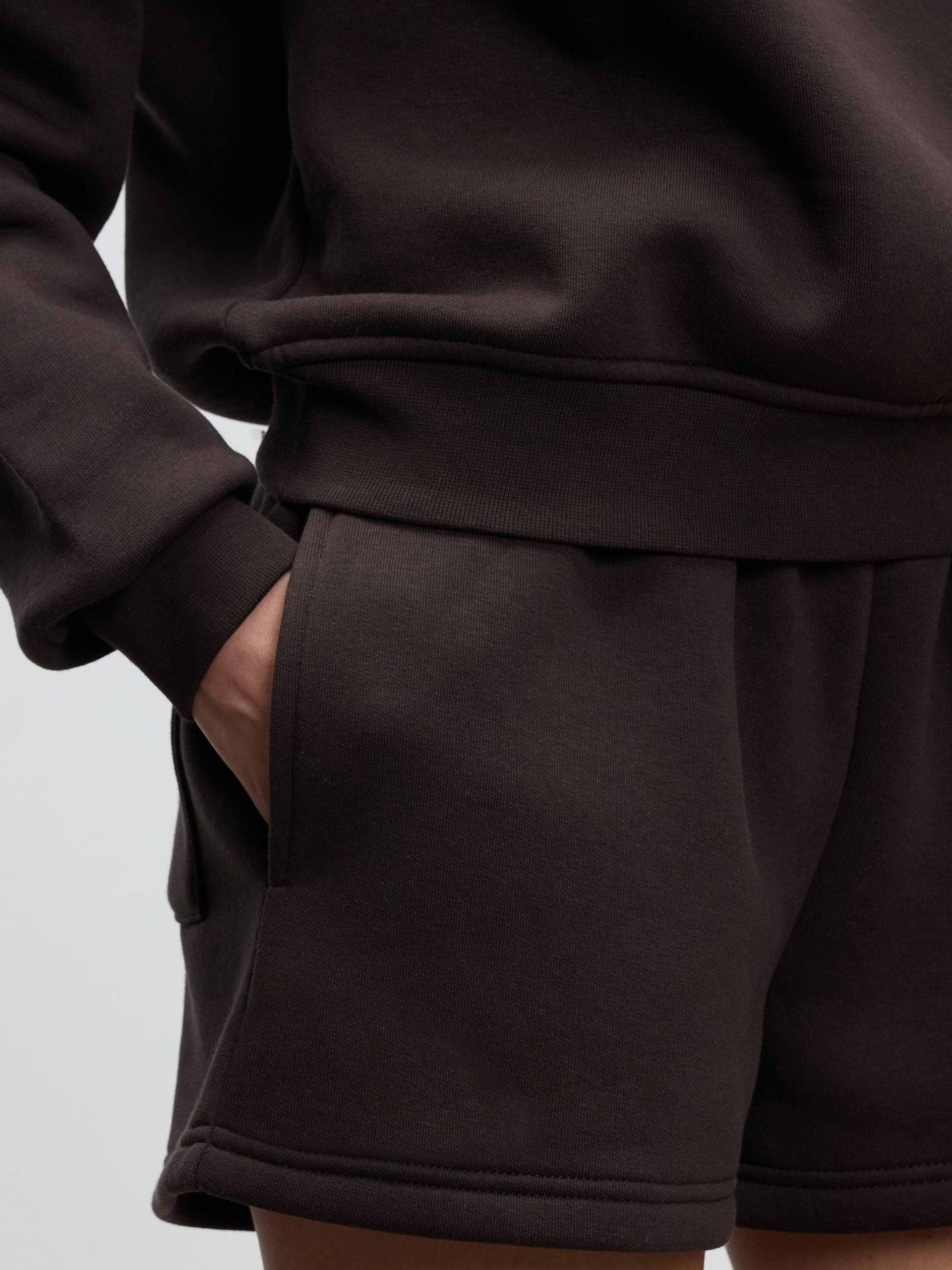 Womens Neoprene Long Sleeve Polo Shirt in Brown