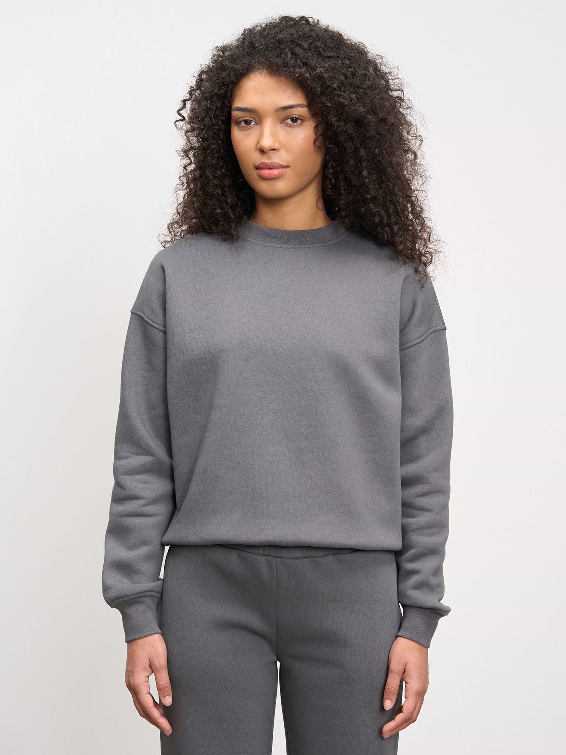 Womens Neoprene Sweatshirt in Grey