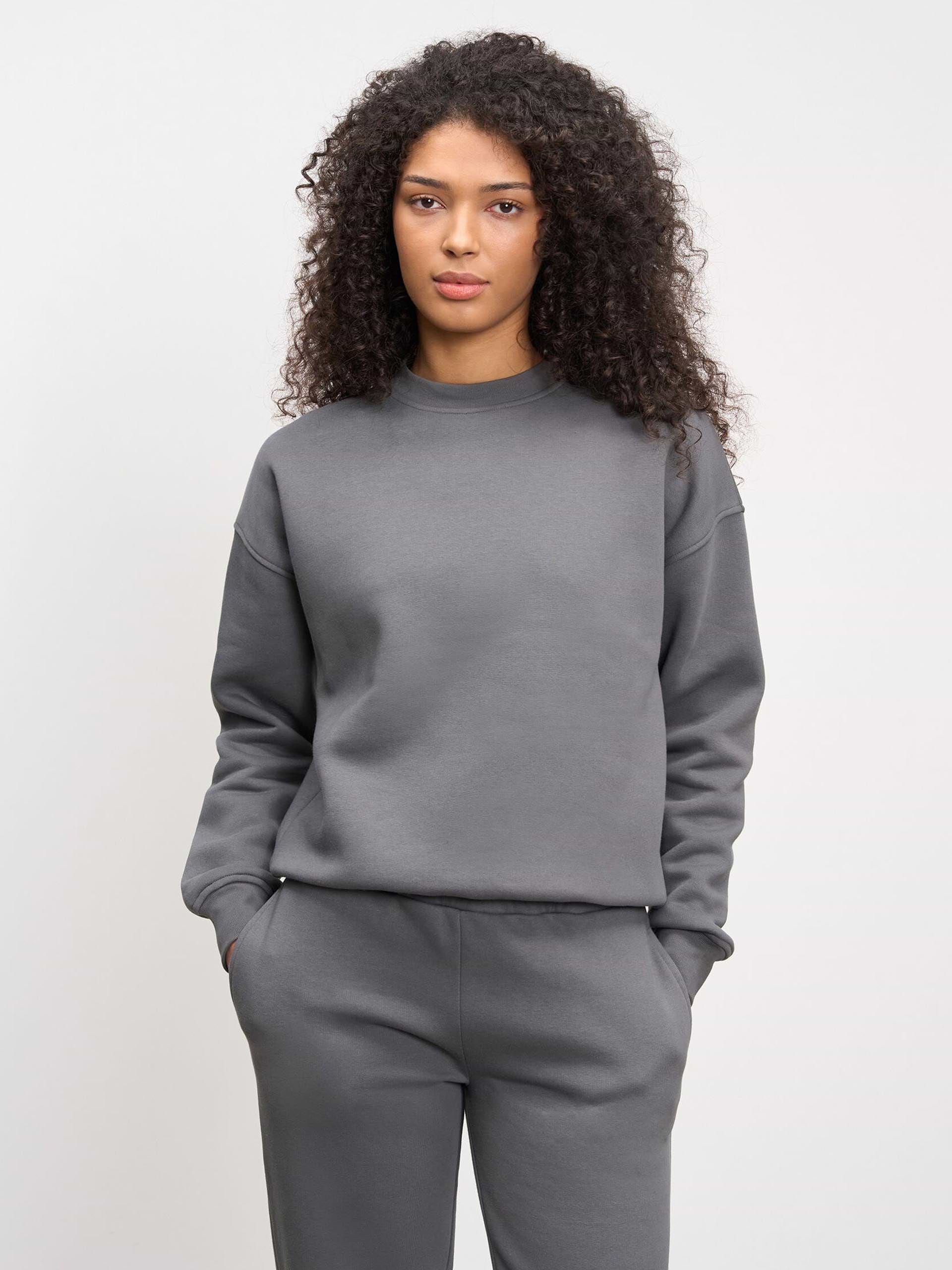 Womens Neoprene Sweatshirt in Grey