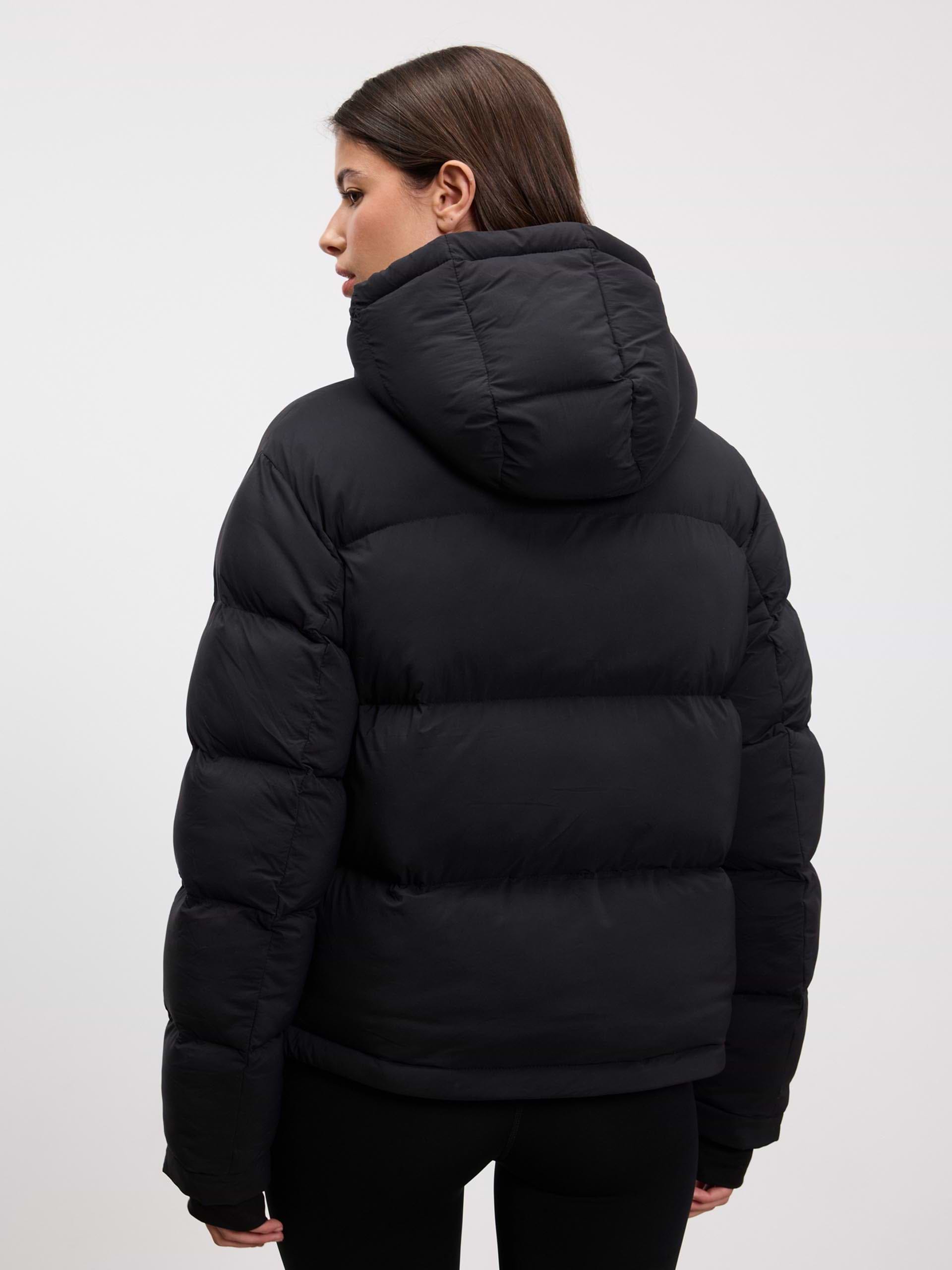Womens Puffer Jacket in Black