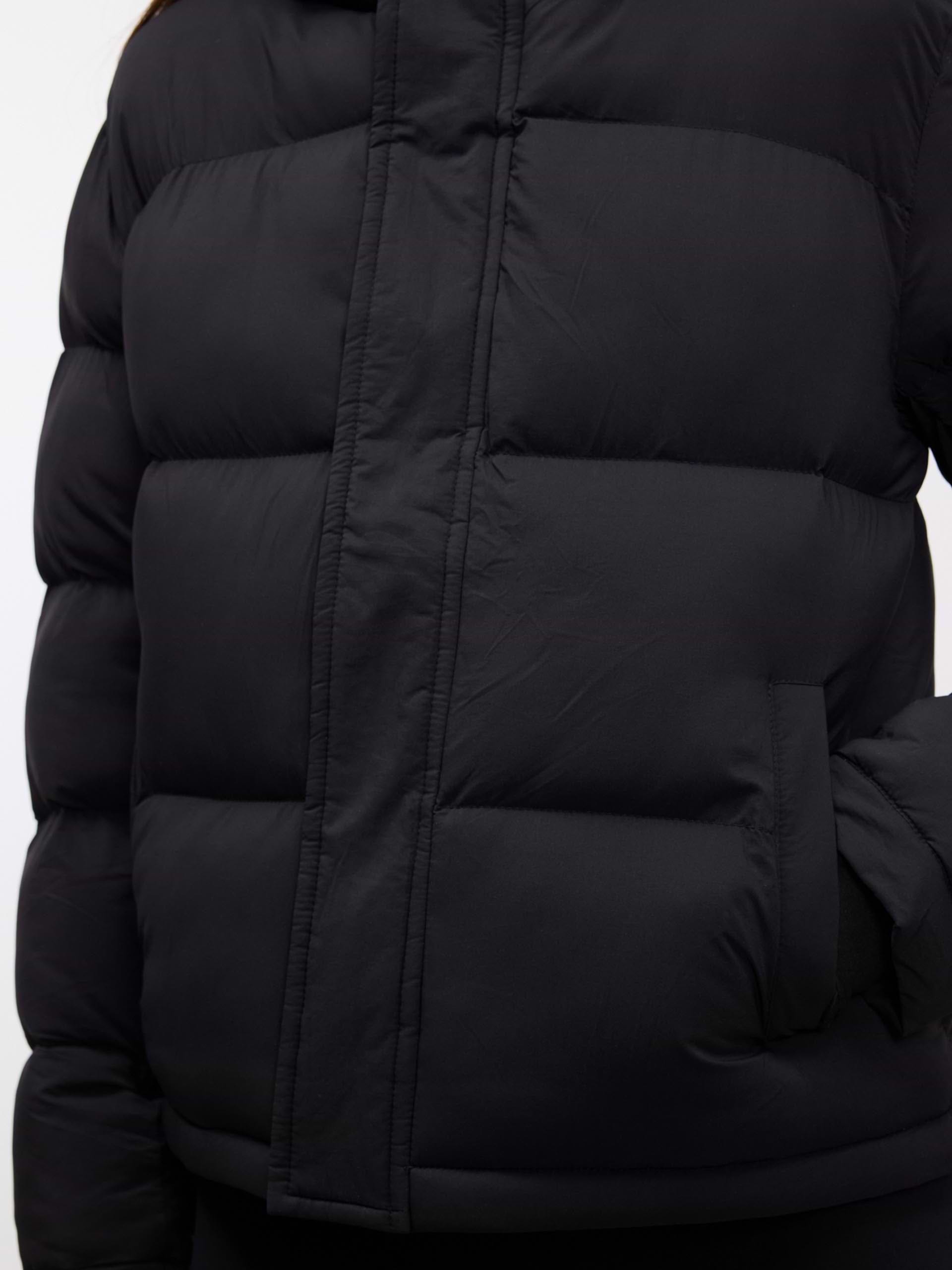 Womens Puffer Jacket in Black