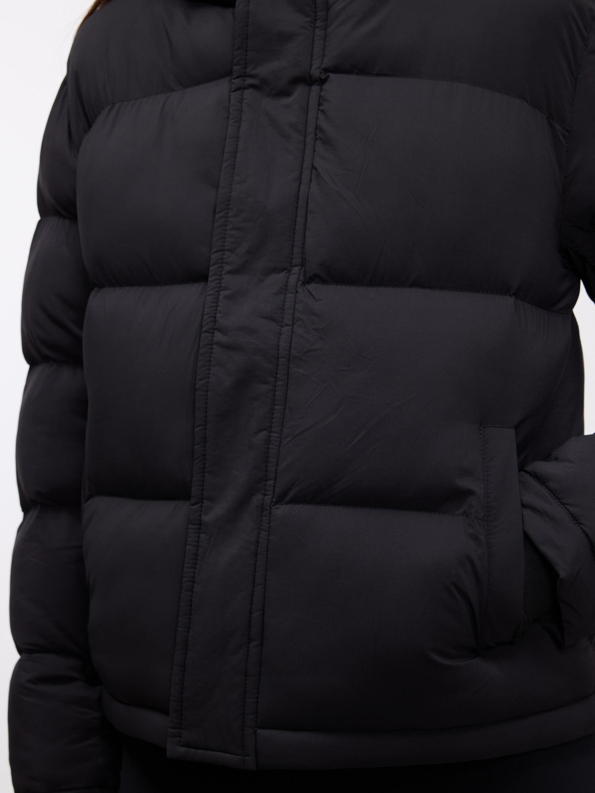 Womens Puffer Jacket in Black