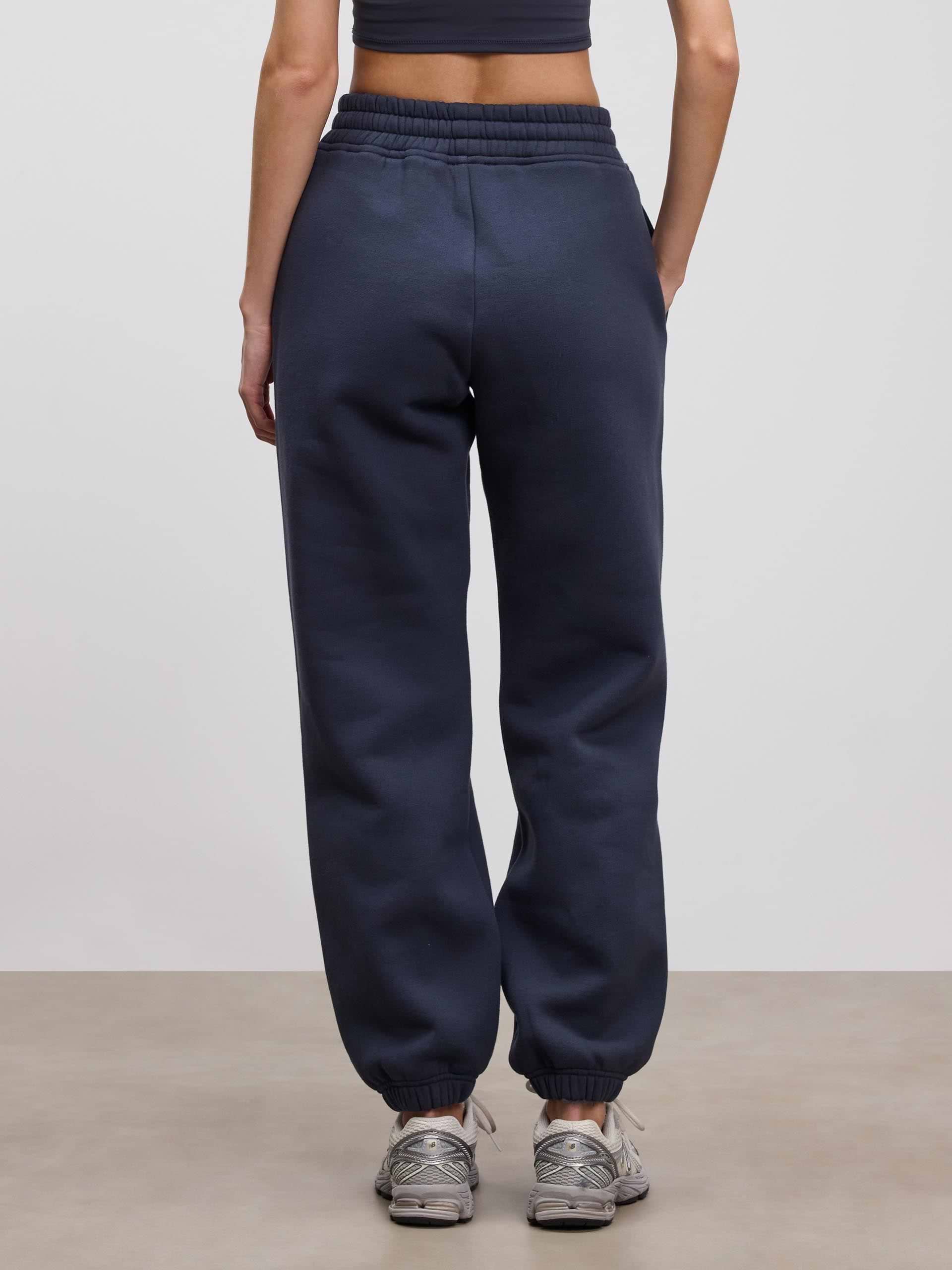 Womens Relaxed Cuffed Jogger in Slate Blue