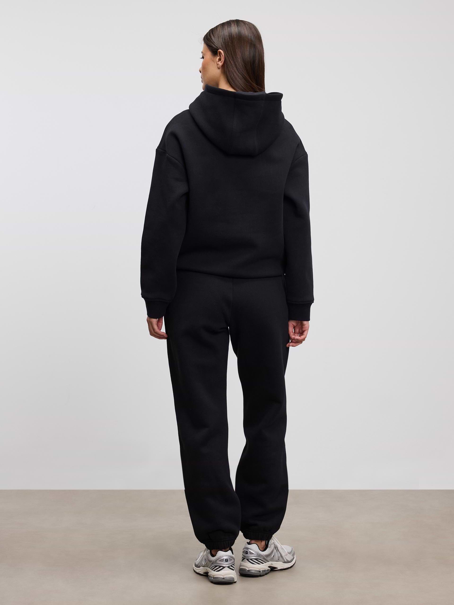 Womens Relaxed Hoodie in Black