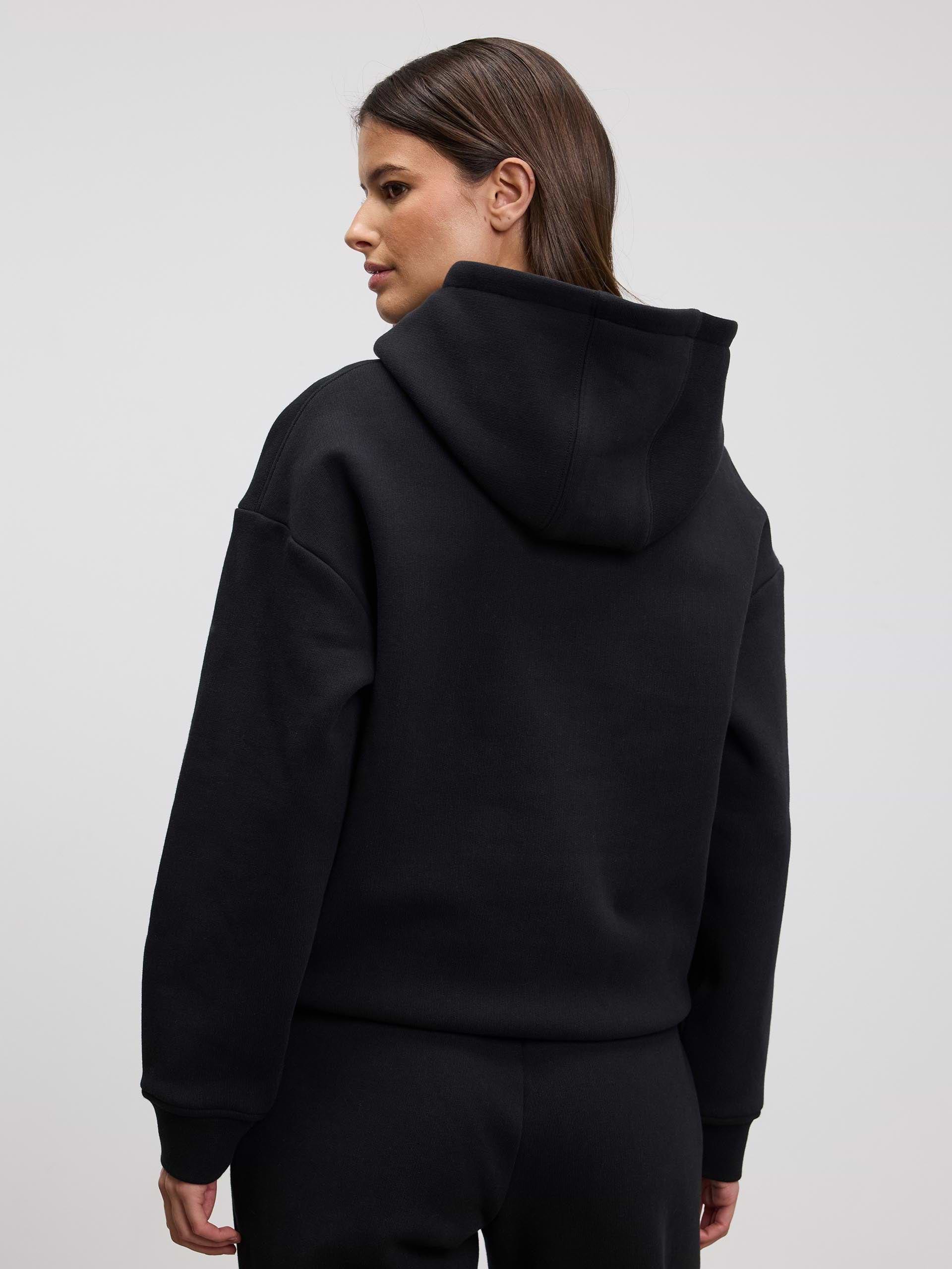 Womens Relaxed Hoodie in Black