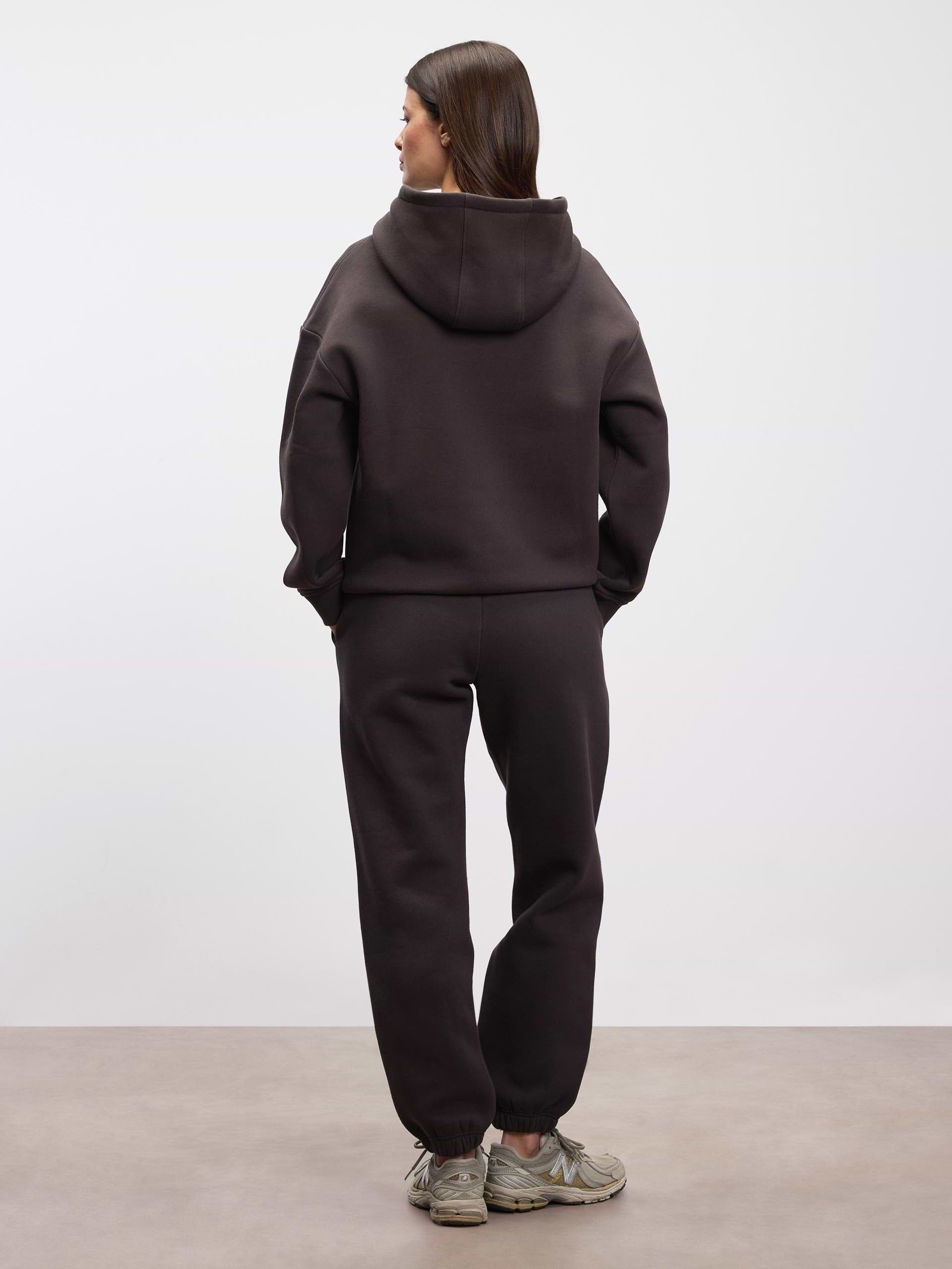 Womens Relaxed Hoodie in Brown