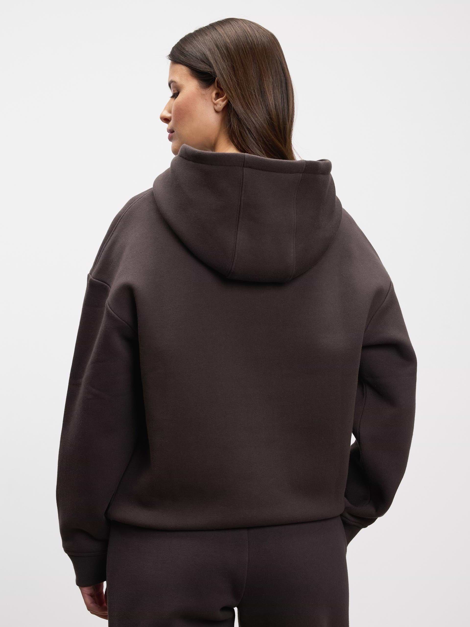 Womens Relaxed Hoodie in Brown
