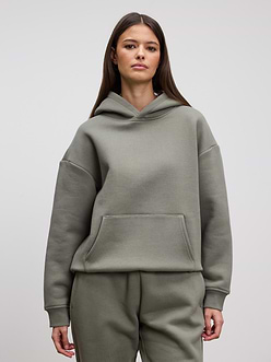 Womens Relaxed Hoodie in Sage