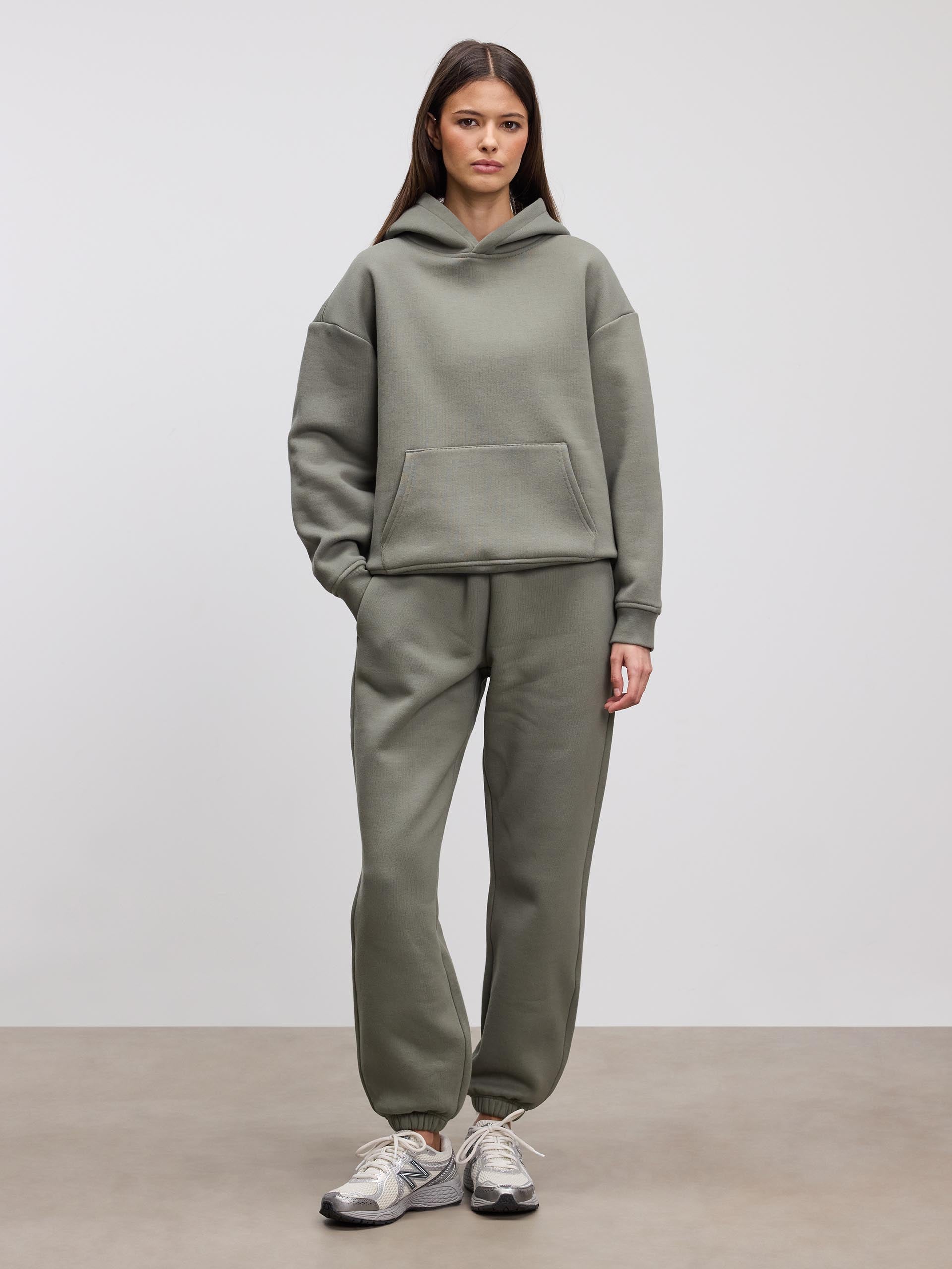 Womens Relaxed Hoodie in Sage