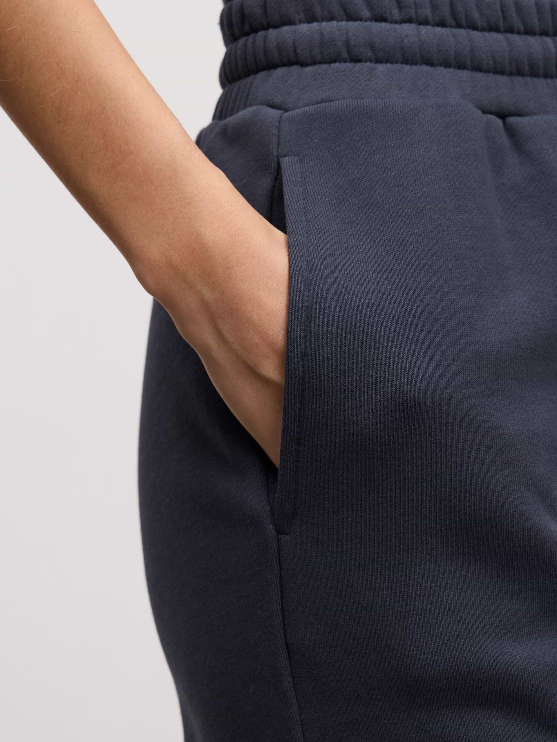 Womens Relaxed Straight Leg Jogger in Slate Blue