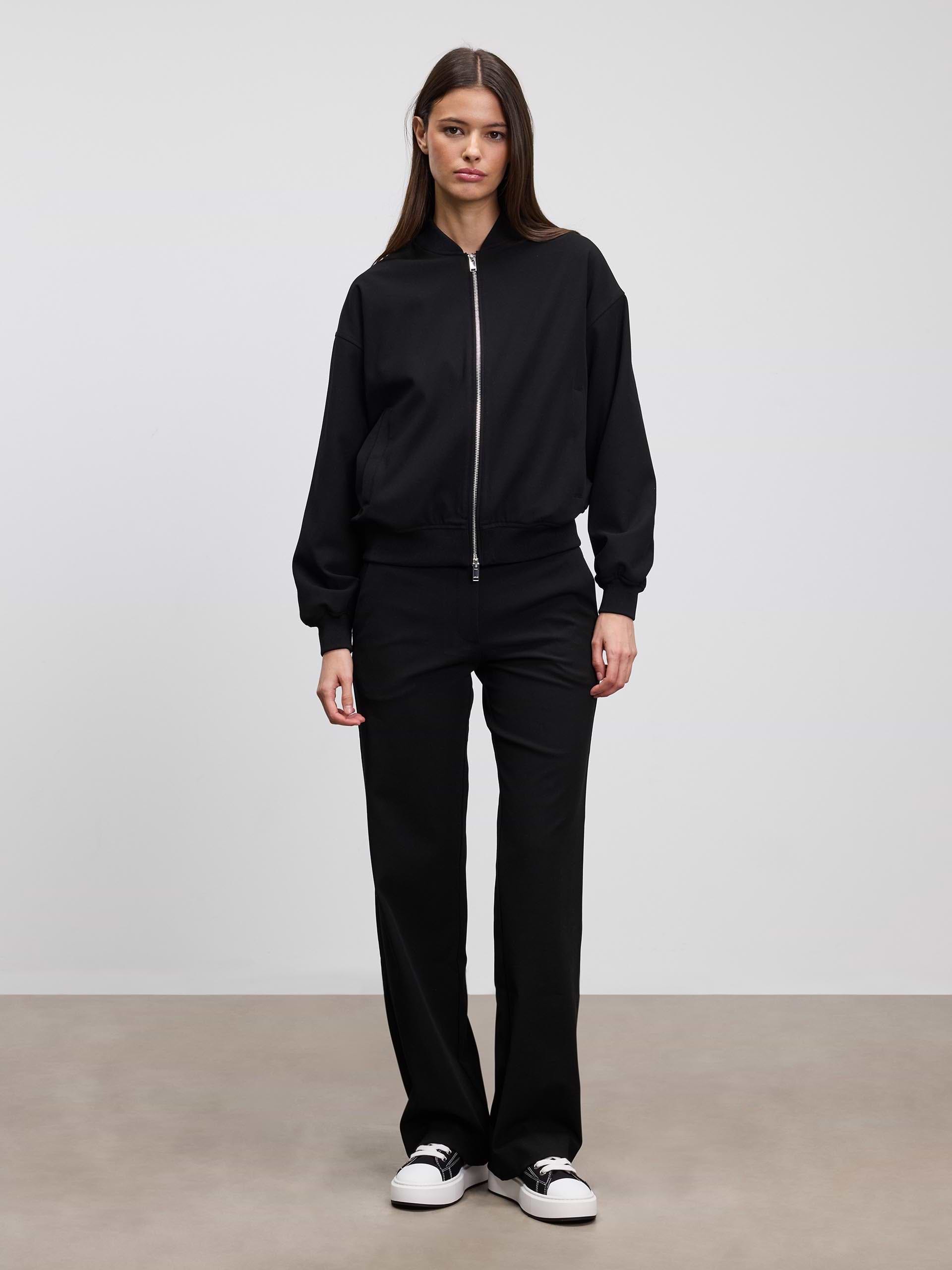 Womens Smart Tailored Trouser in Black